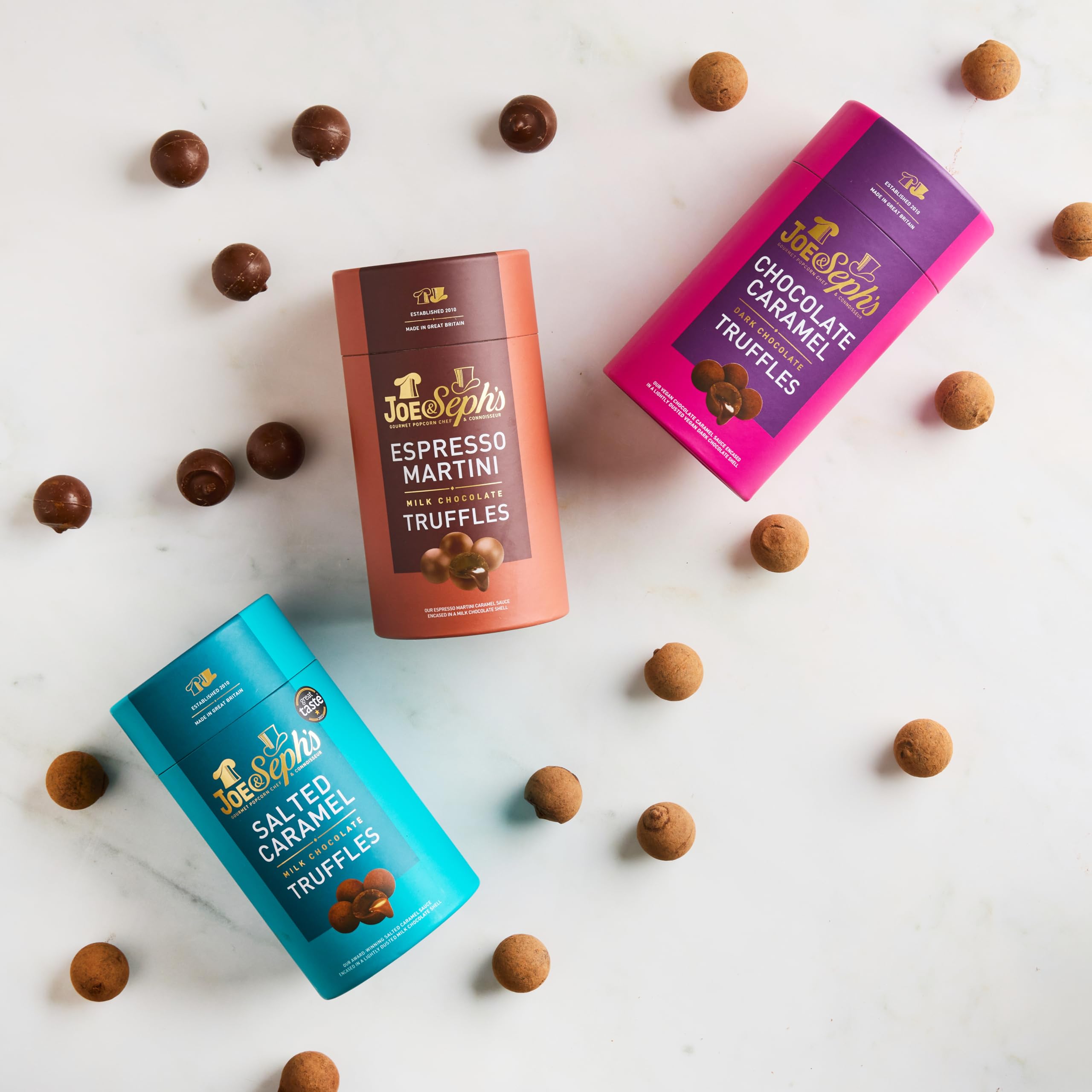 Joe & Seph's Milk Chocolate Salt游戏副本 Caramel Truffles (1x100) 3