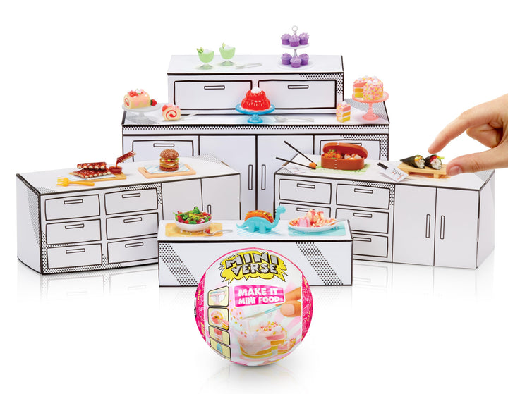 MGA's Miniverse Make It Mini Food - Diner Series 3 - DIY Resin Craft & Collectible - Ages 8+