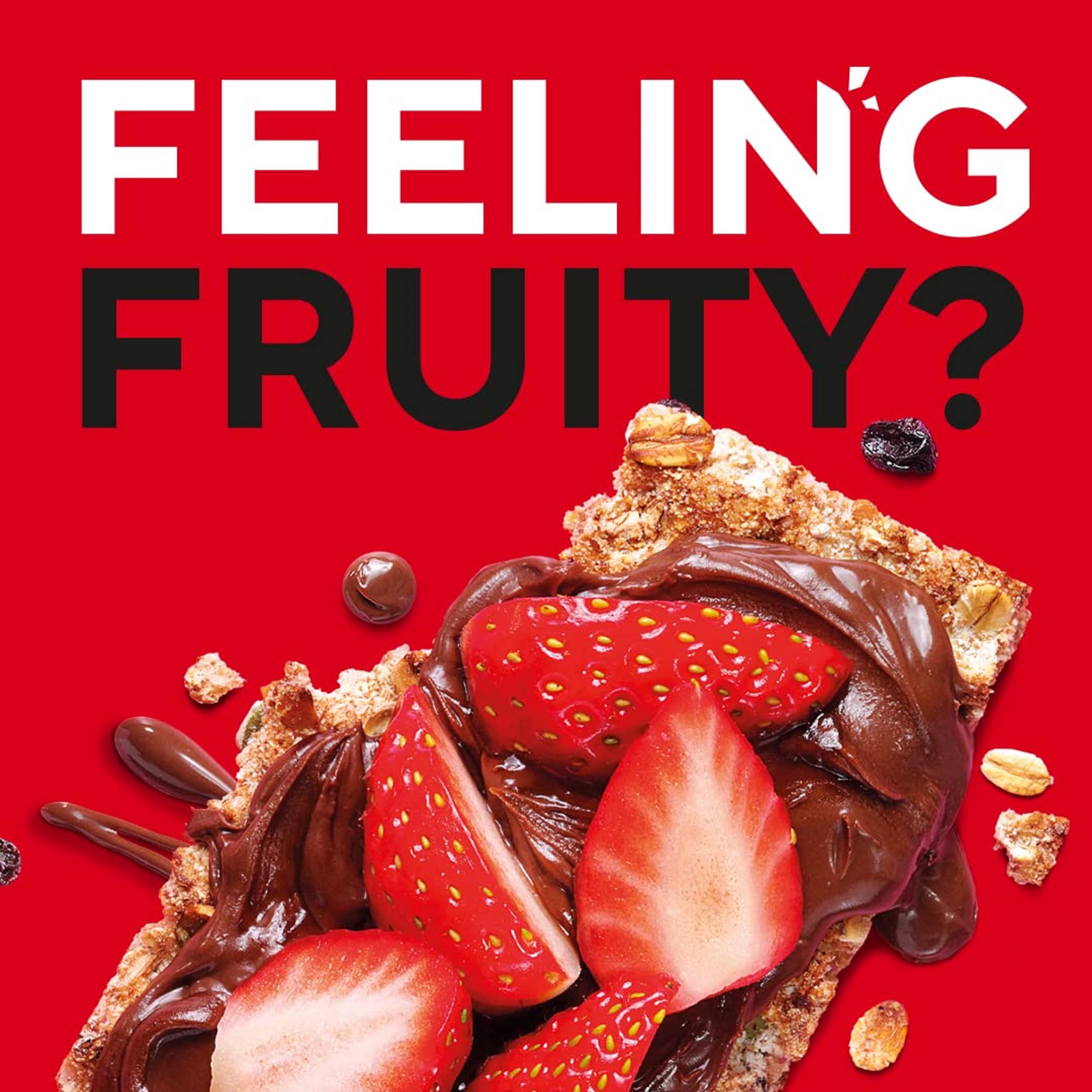 Rywita Fruit Crunch Crispbread with Currants, Seeds and Oats | 8 x 200g Packs | High Fibre 5