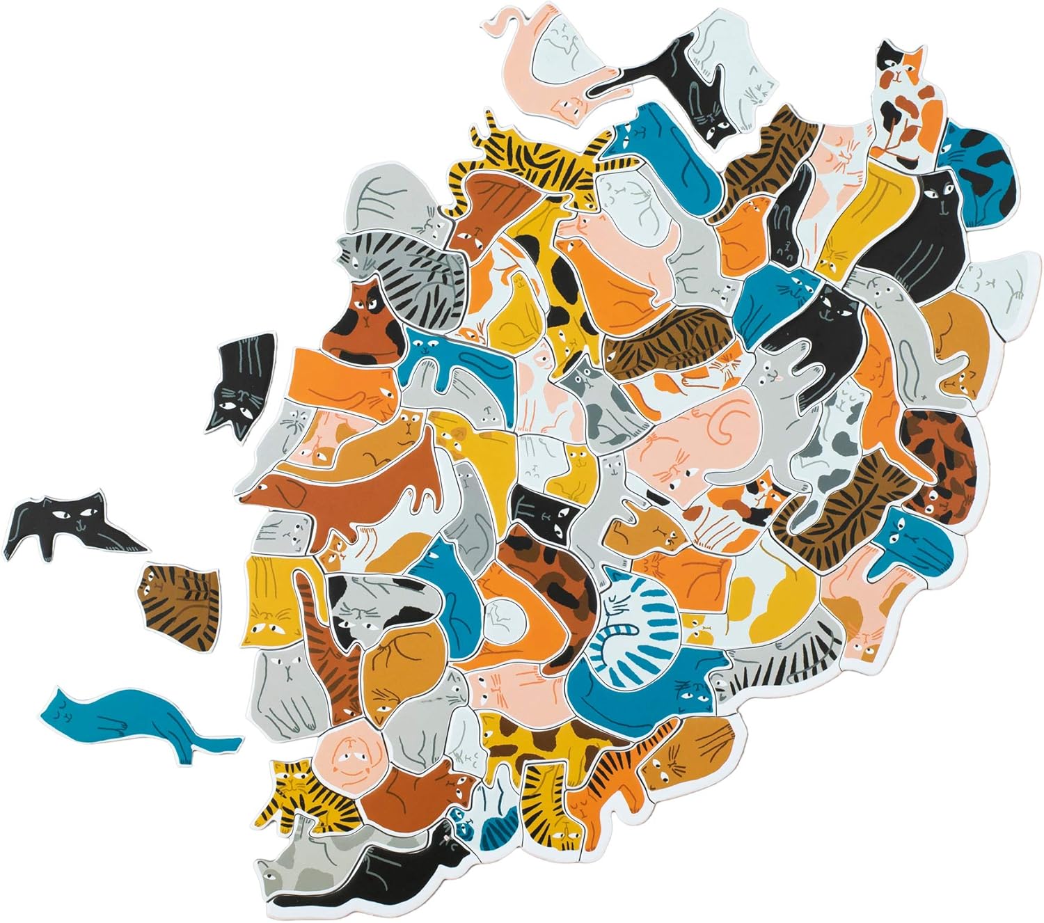 Laurence King Publishing - 299 Cats (and a dog) Feline Cluster Puzzle 5