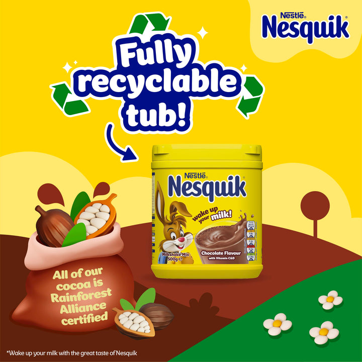 Nesquik - Chocolate Flavoured Milkshake Powder 1kg Tub
