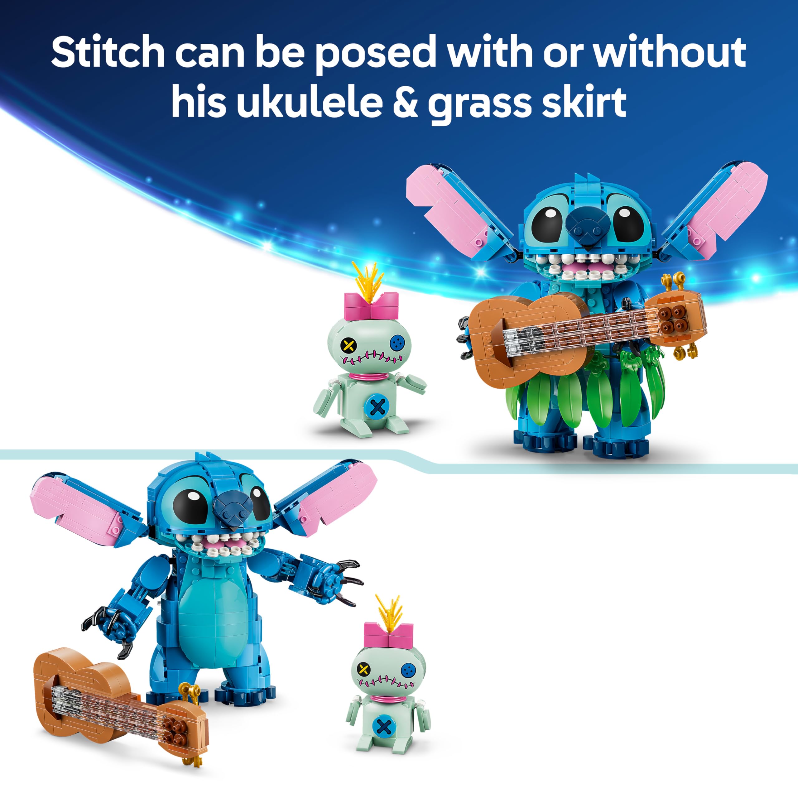 LEGO Disney Stitch & Scrump Building Set - 2 Figures, Ages 9+ 6
