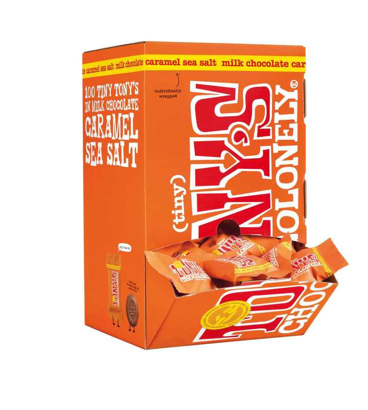 Tony's Chocolonely Tiny Tony's Milk Caramel Sea Salt Gift Box - 900g Mini