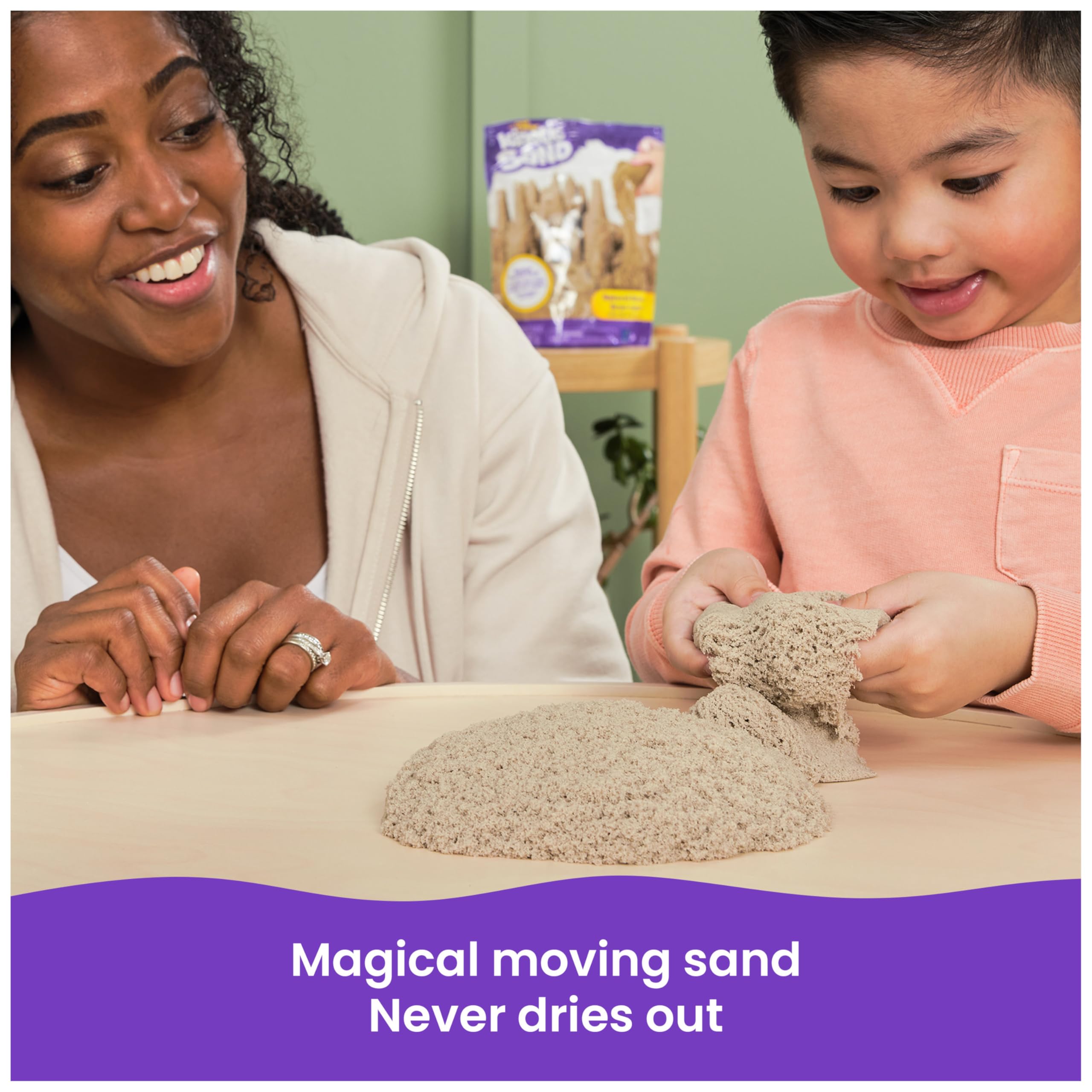 Kinetic Sand Original Mouldable Sensory Play Sand - Brown | 906 g | Ages 3+ 2