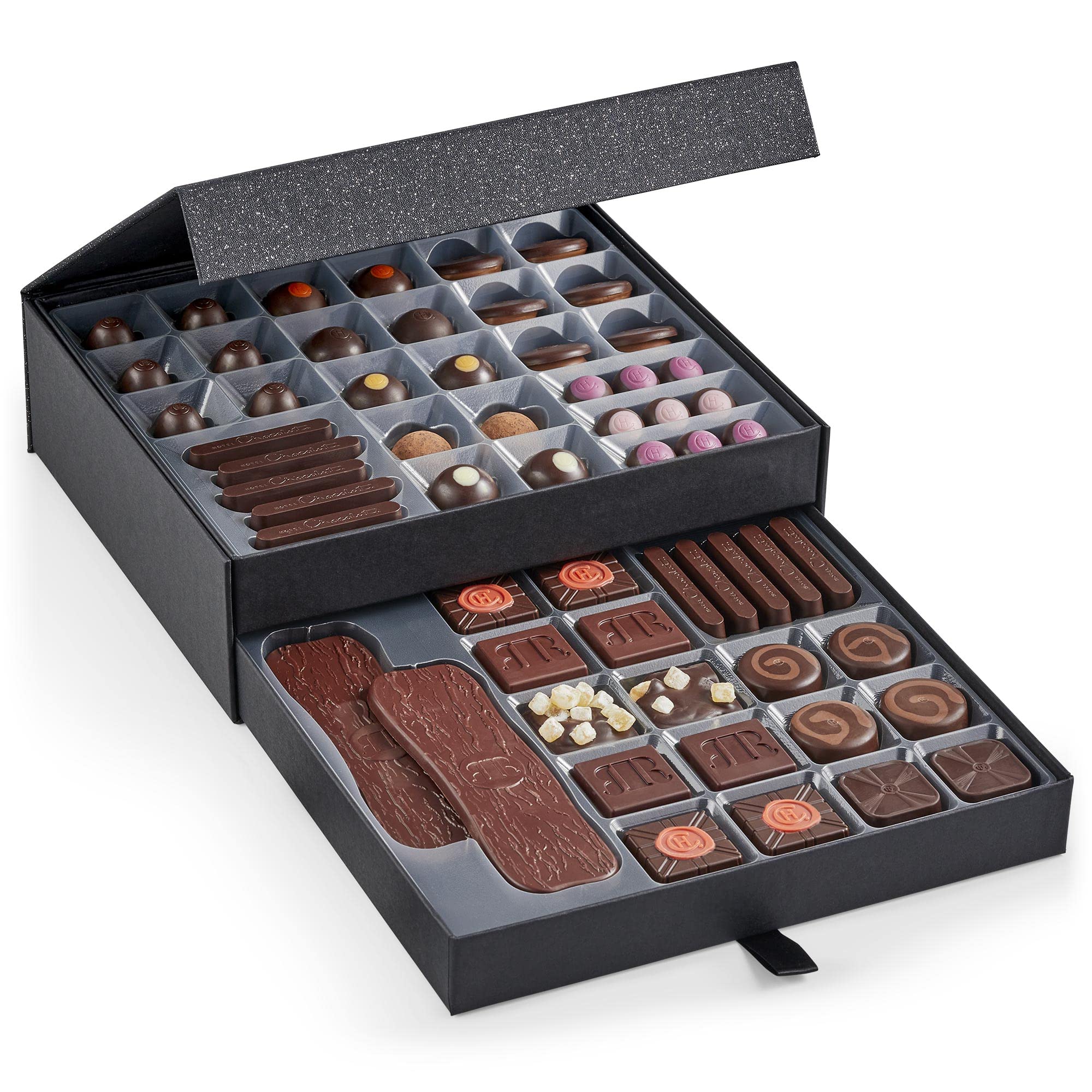 Hotel Chocolat Dark Cabinet - 59 of Our Finest Dark Chocolates, 540g 1