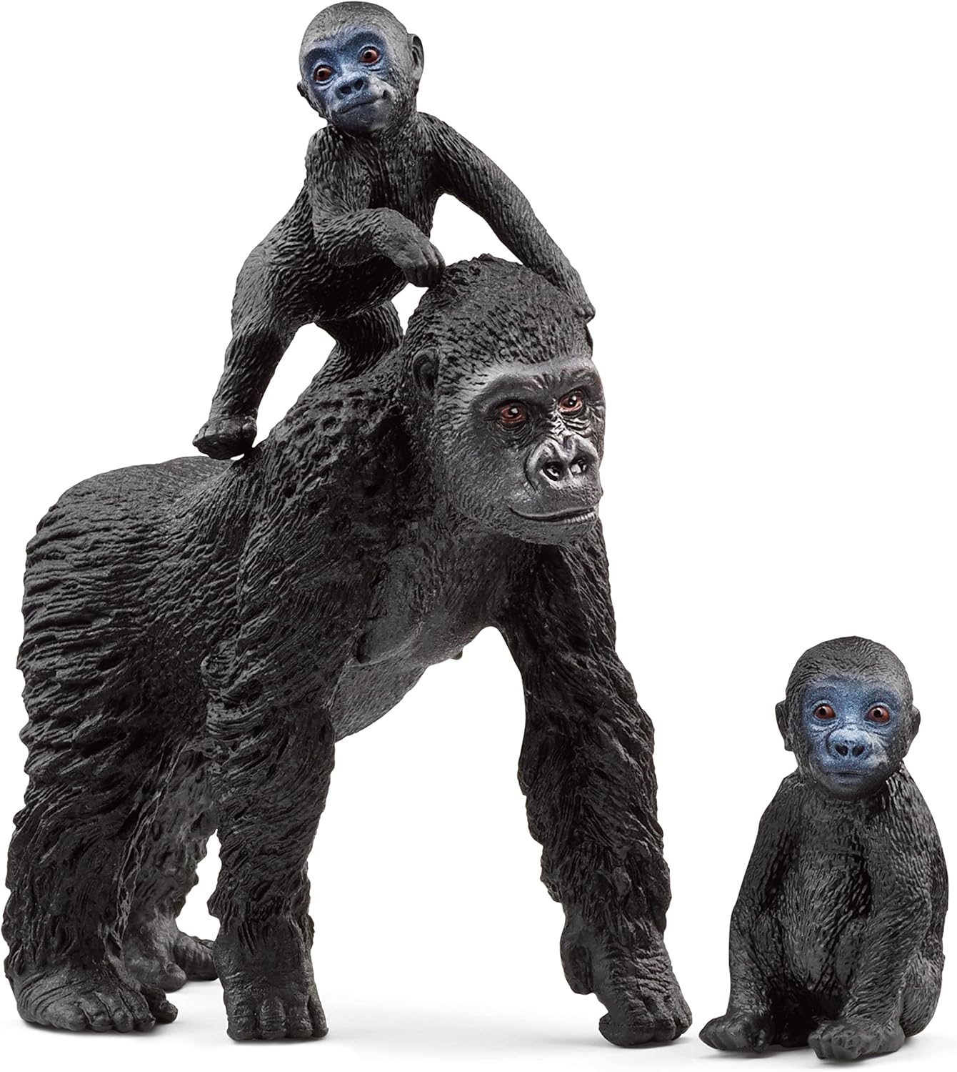 SCHLEICH Gorilla Family Wildlife Playset - 3-Piece Animal Figurine for Kids 3-8 Years 1