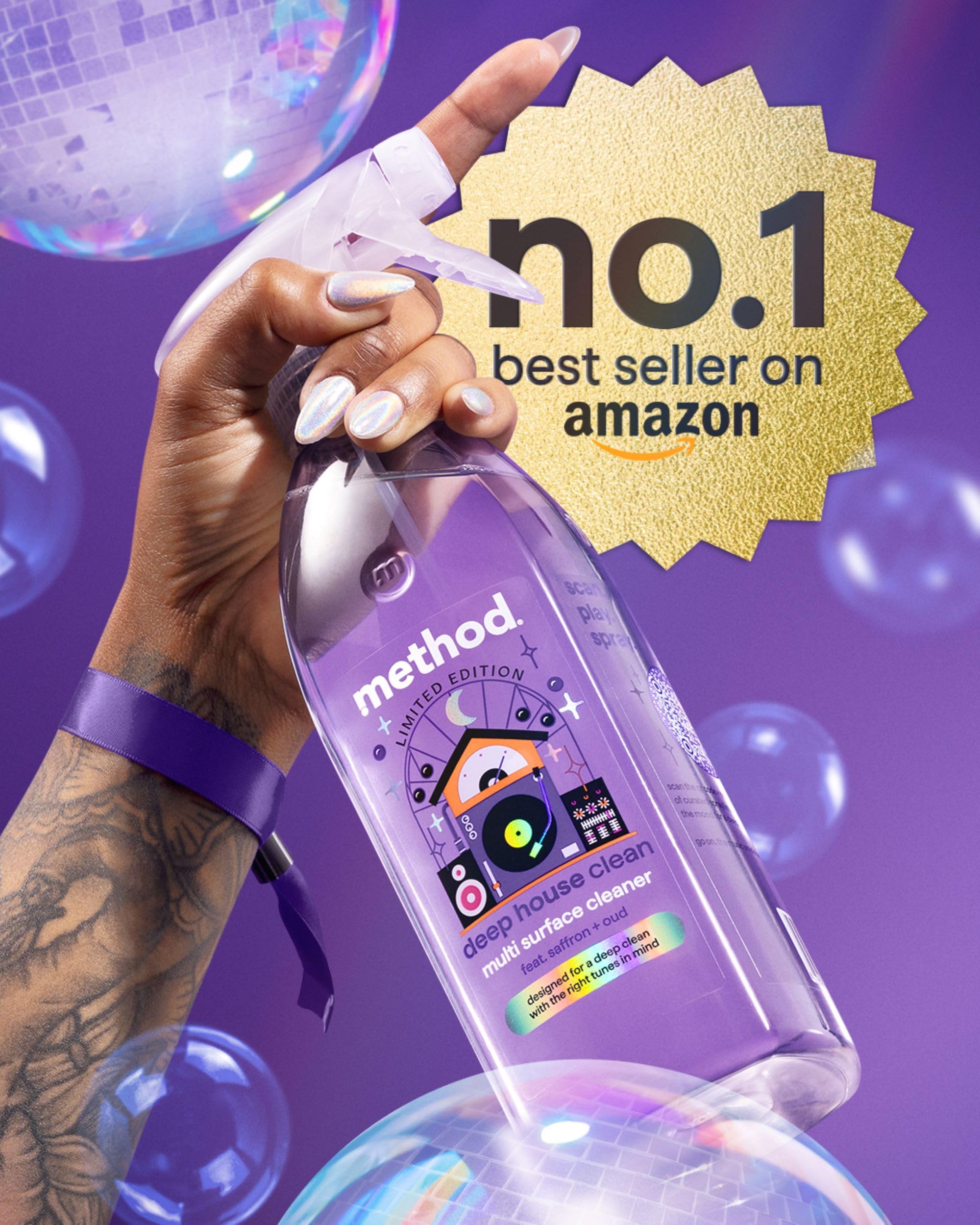 Method All Purpose Cleaner - Concentrated Multi-Surface Cleaner with Plum Scent | 829 ml
