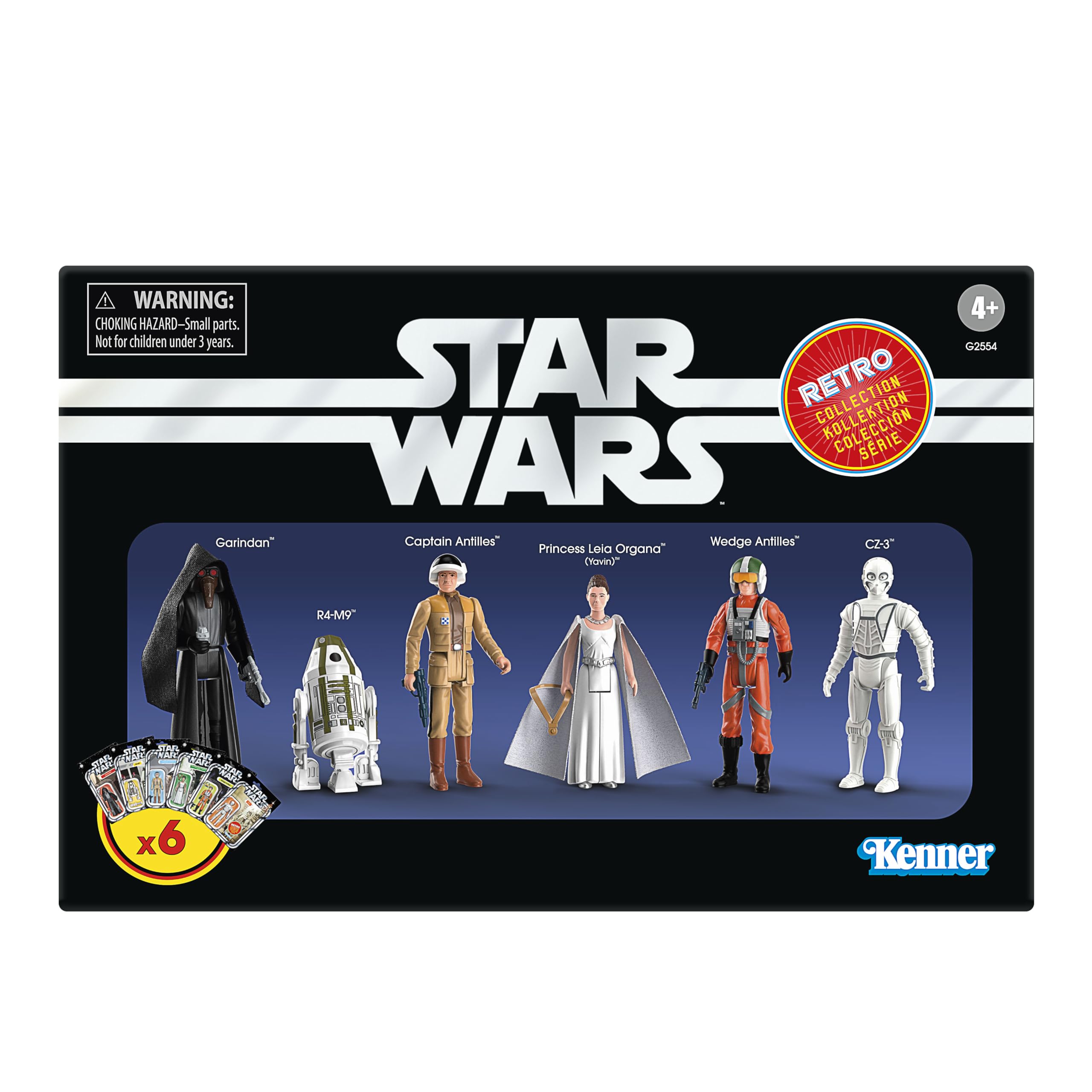 Star Wars Retro Collection A New Hope Episode IV Action Figures - 3.75 Inch Scale, 6 Figures 1