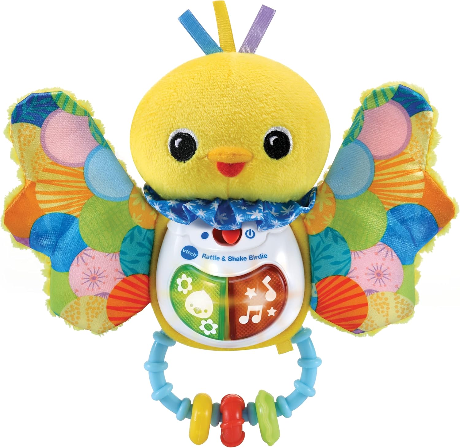 VTech Rattle & Shake Birdie - Interactive Sensory Toy with Music, Lights & Textures for 3-24 Months 1