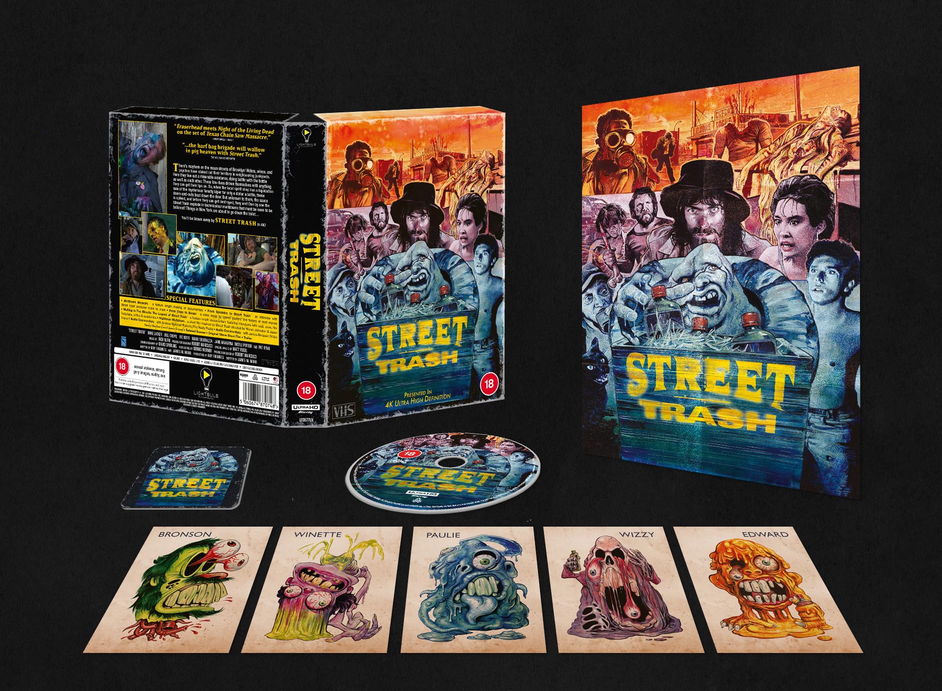 Street Trash: Limited Collector's Edition VHS Box [4K UHD] [Region Free / A 1