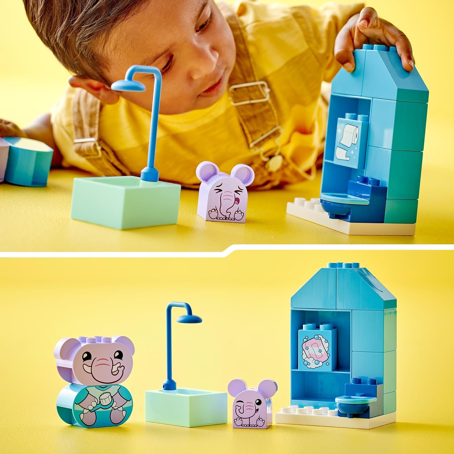 LEGO DUPLO My First Daily Routines: Bath Time Playset - Educational Building Toy for Toddlers 18 Months+ 5