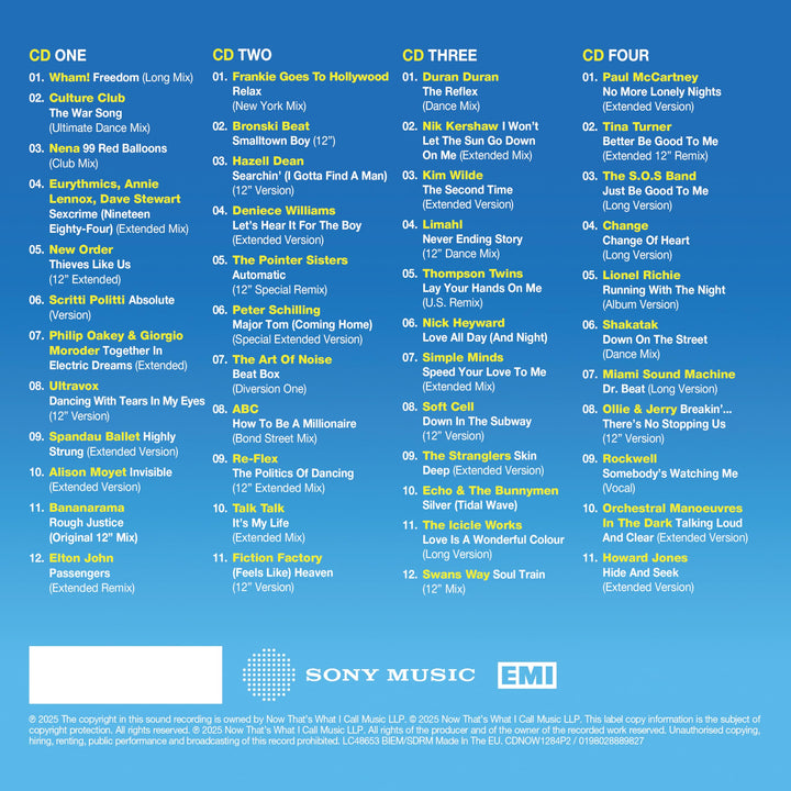 Now Twic NOW 12” 80s: 1984 – Part Two CD Collection