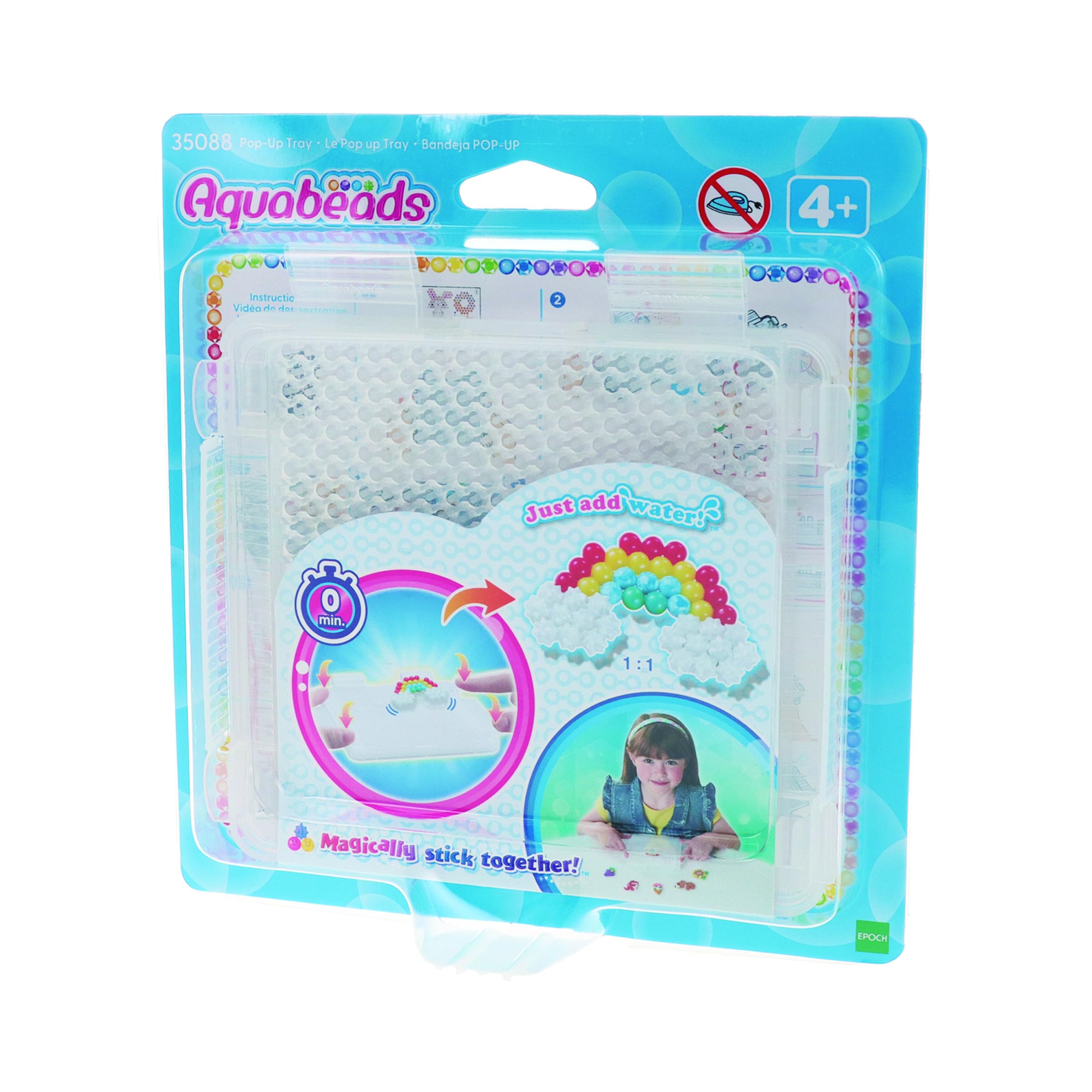 Aquabeads Pop-Up Tray 35088 | Bead Craft Accessory | Multicolor Plastic 1