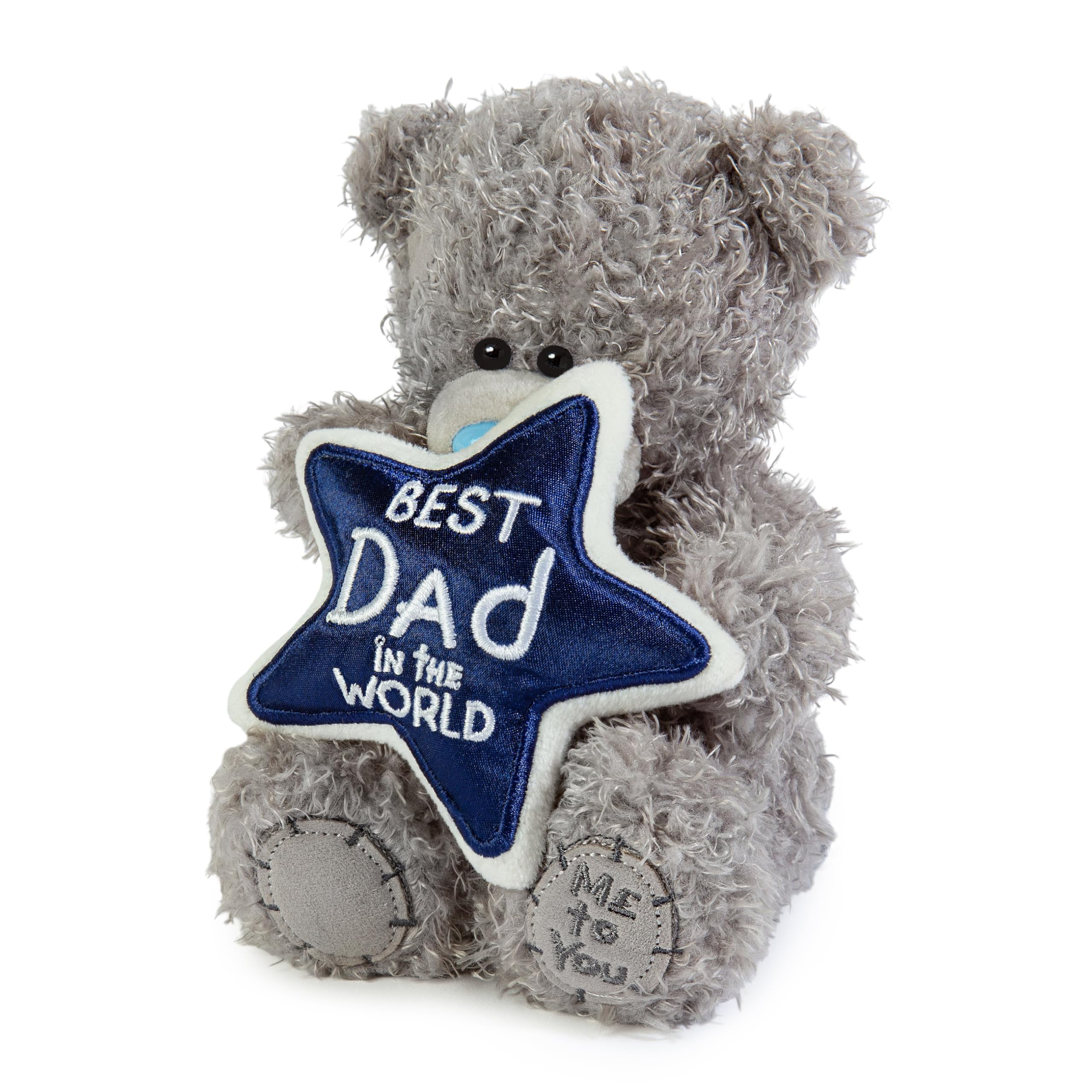 Me To You Bear Tatty Teddy 'Best Dad In The World' Plush Bear | 16.5 cm | Gift Plinth 4
