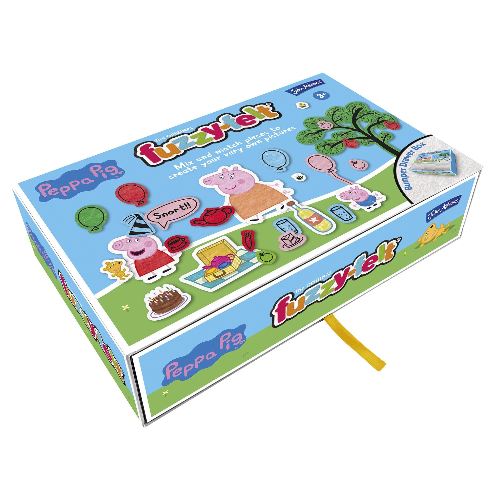 Peppa Pig Fuzzy Felt House Playset - Red 6