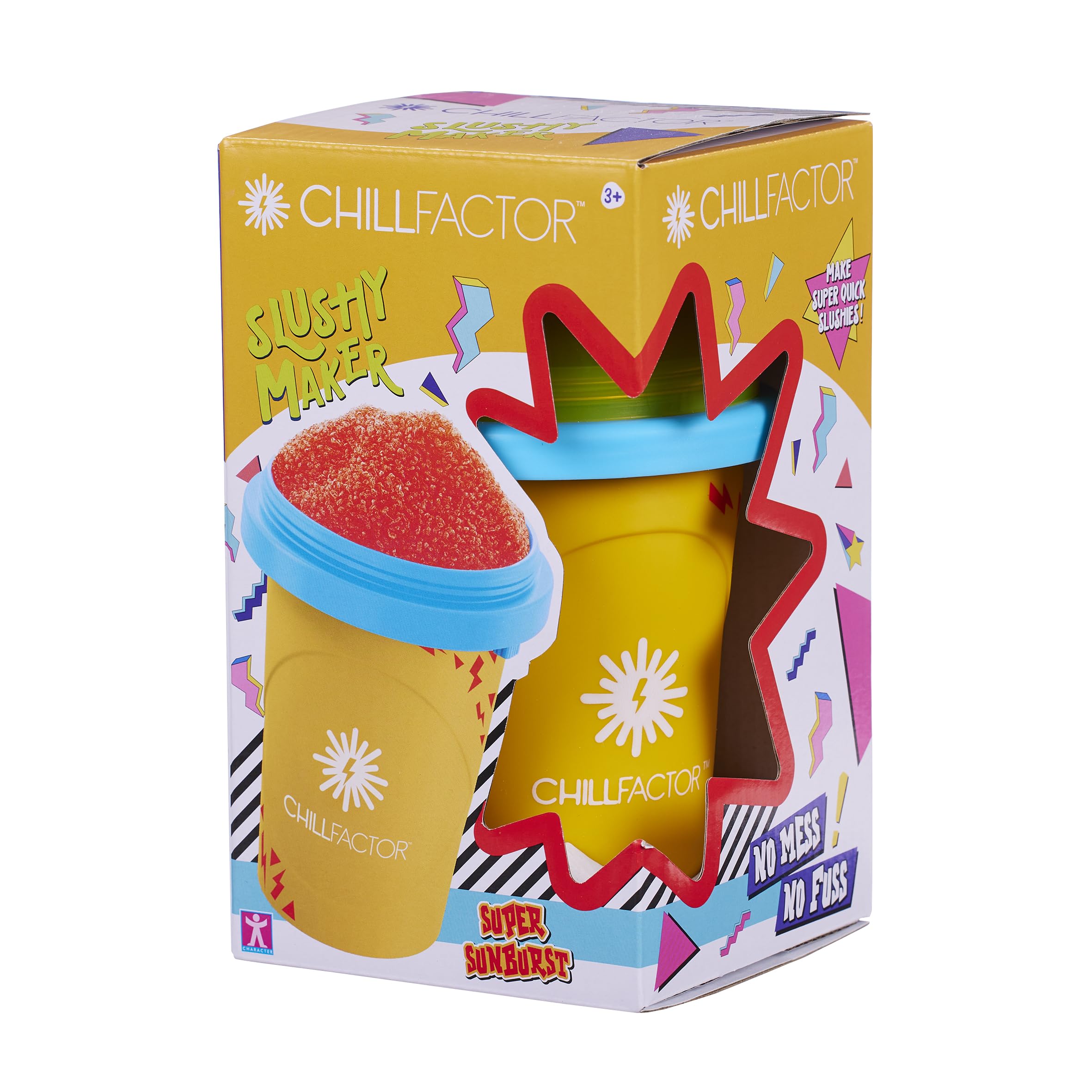 ChillFactor Colour Shock Slushy Maker - Reusable Rapid Freeze Drink Toy for Kids & Adults
