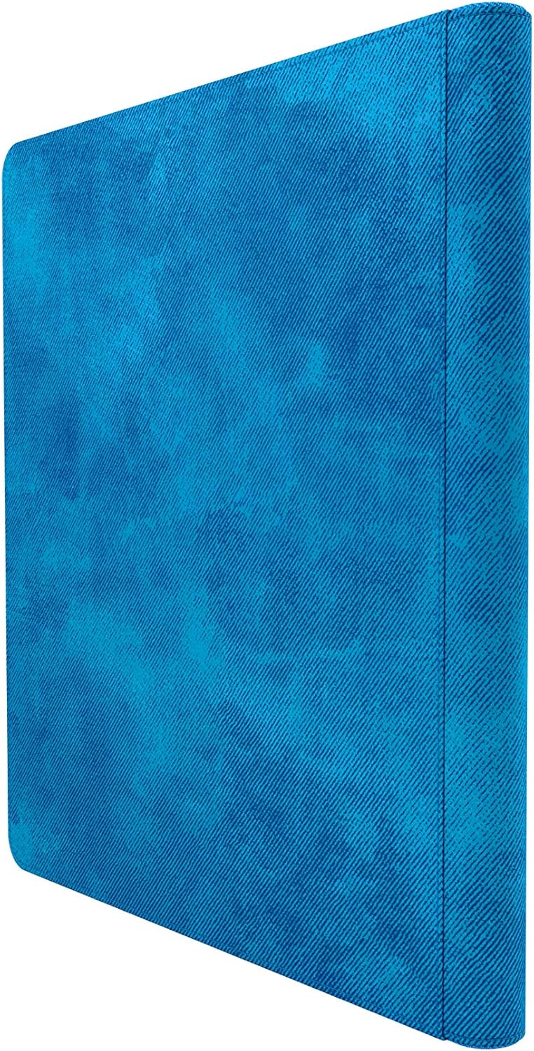 Gamegenic Zip-Up Album 24-Pocket - Holds 480 Double-Sleeved Cards, Blue