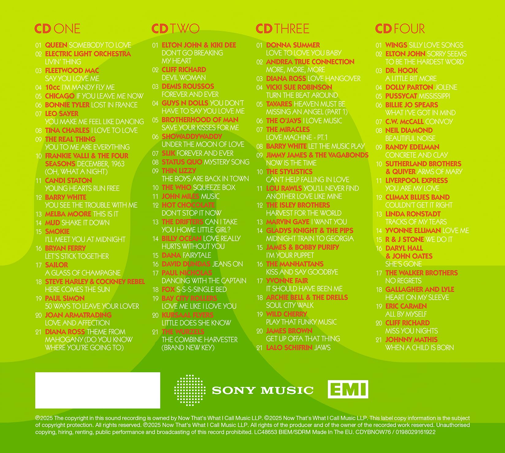 NOW - Yearbook 1976 [Audio CD] 3