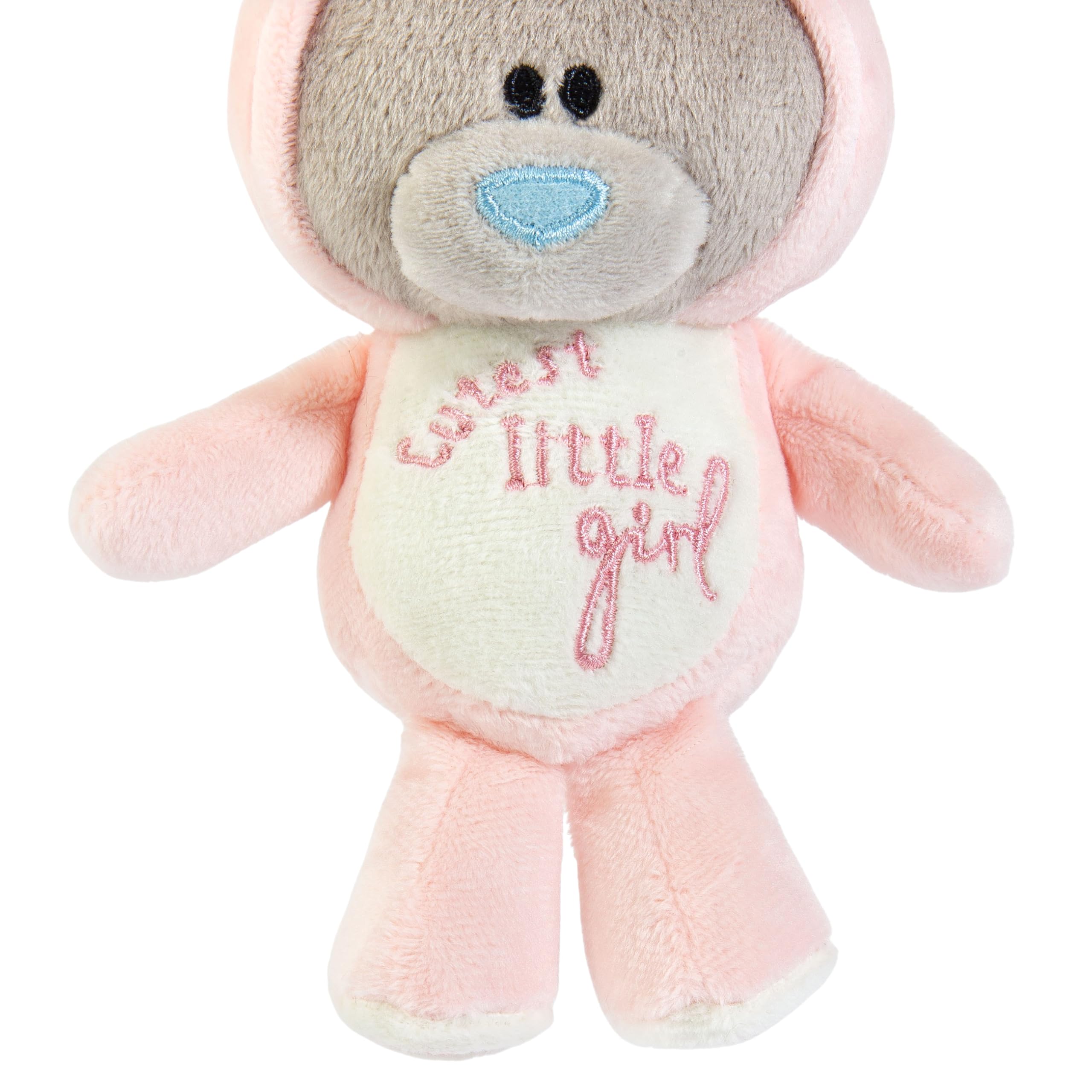 Me To You Tiny Tatty Teddy New Baby Girl Plush Bear in Bunny Onesie | 10cm 2