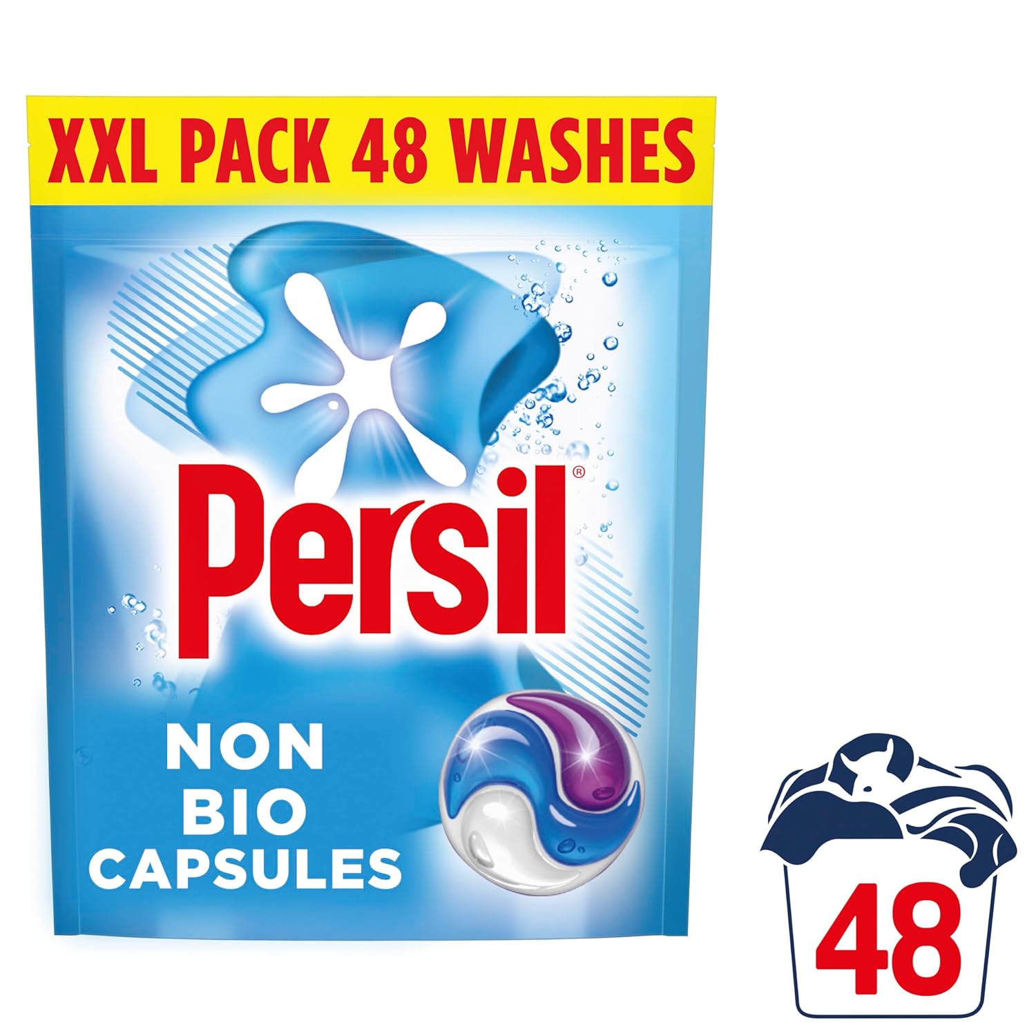 Persil - Non Bio 3 in 1 Washing Capsules 48 Washes 5