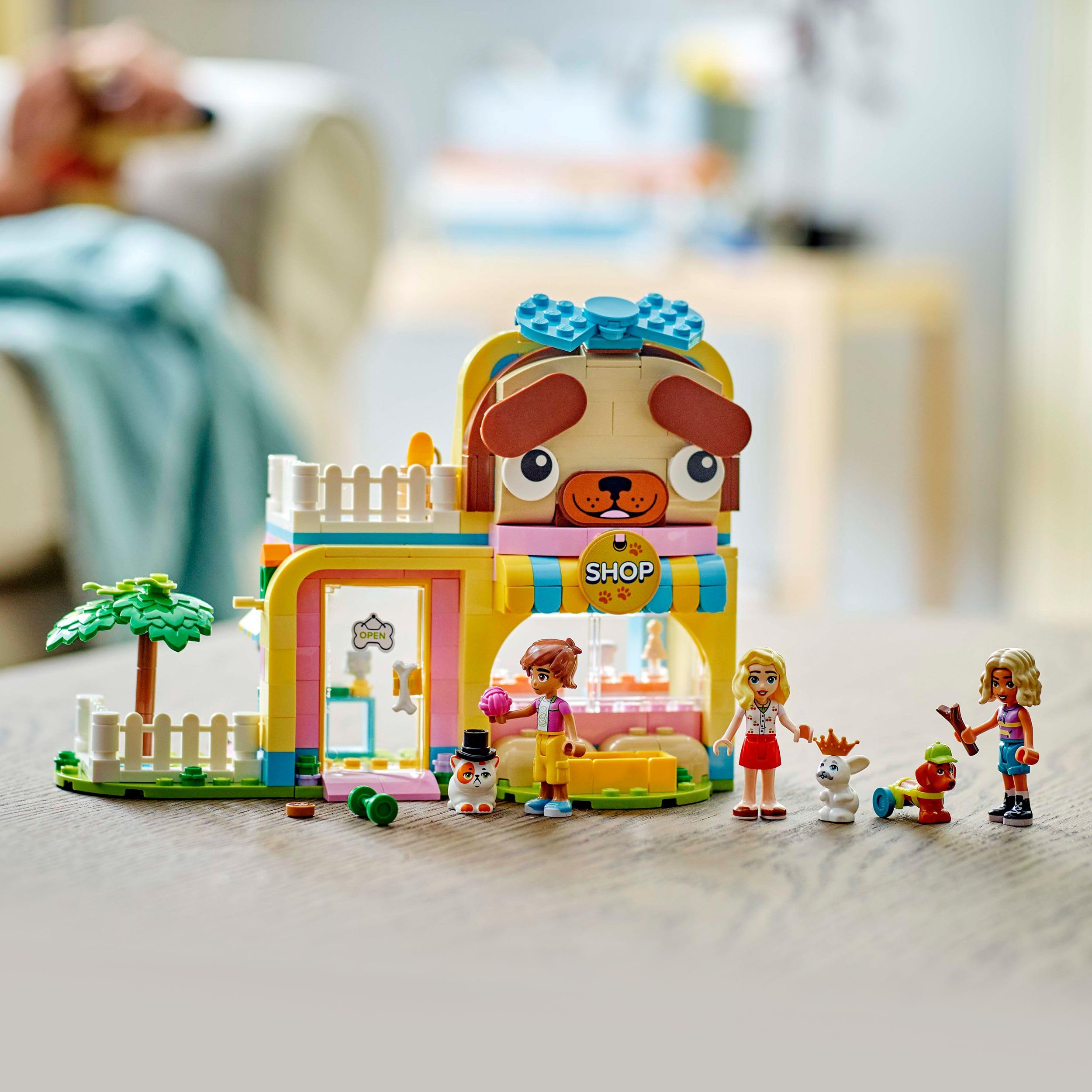 LEGO Friends Pet Accessories Shop Set - Animal Building Toy Playset with 2 Mini Dolls, 375 Pieces 5