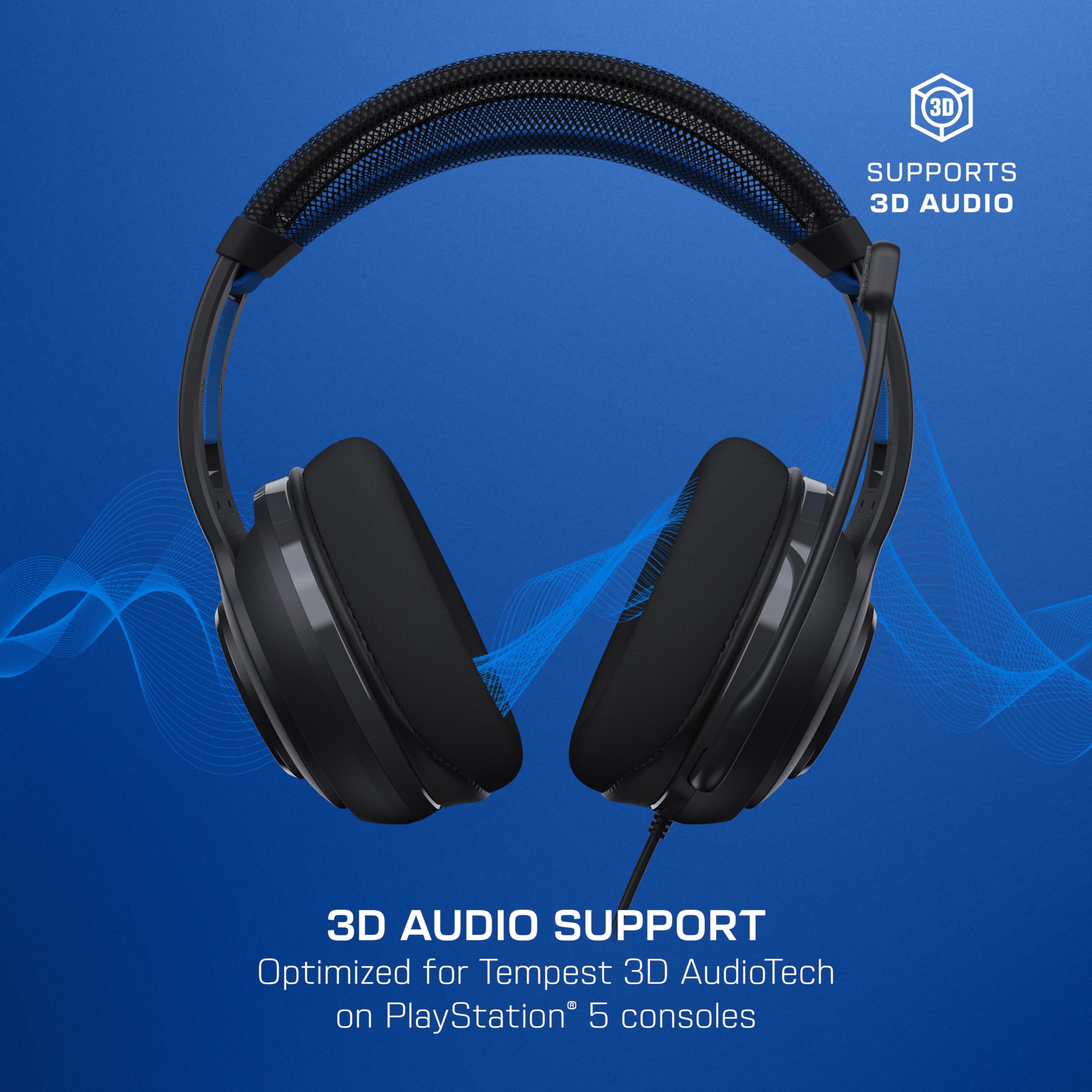 Turtle Beach Atlas 200 Wired Gaming Headset - Black | PS5/PS4 Optimized | 3D Audio Support 3