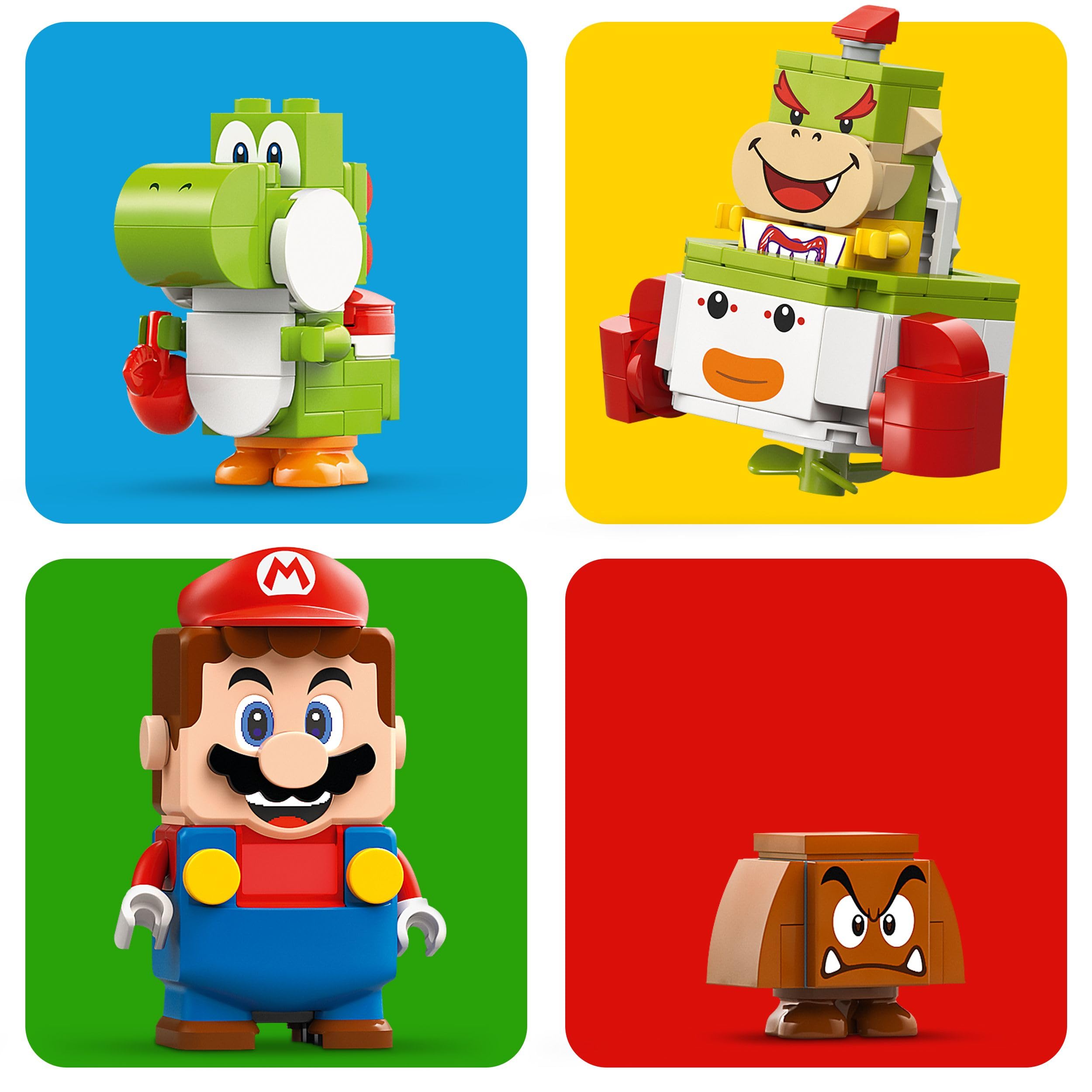 LEGO Super Mario Adventures with Interactive Mario, Bowser Jr.’s Clown Car Building Set 71439 7