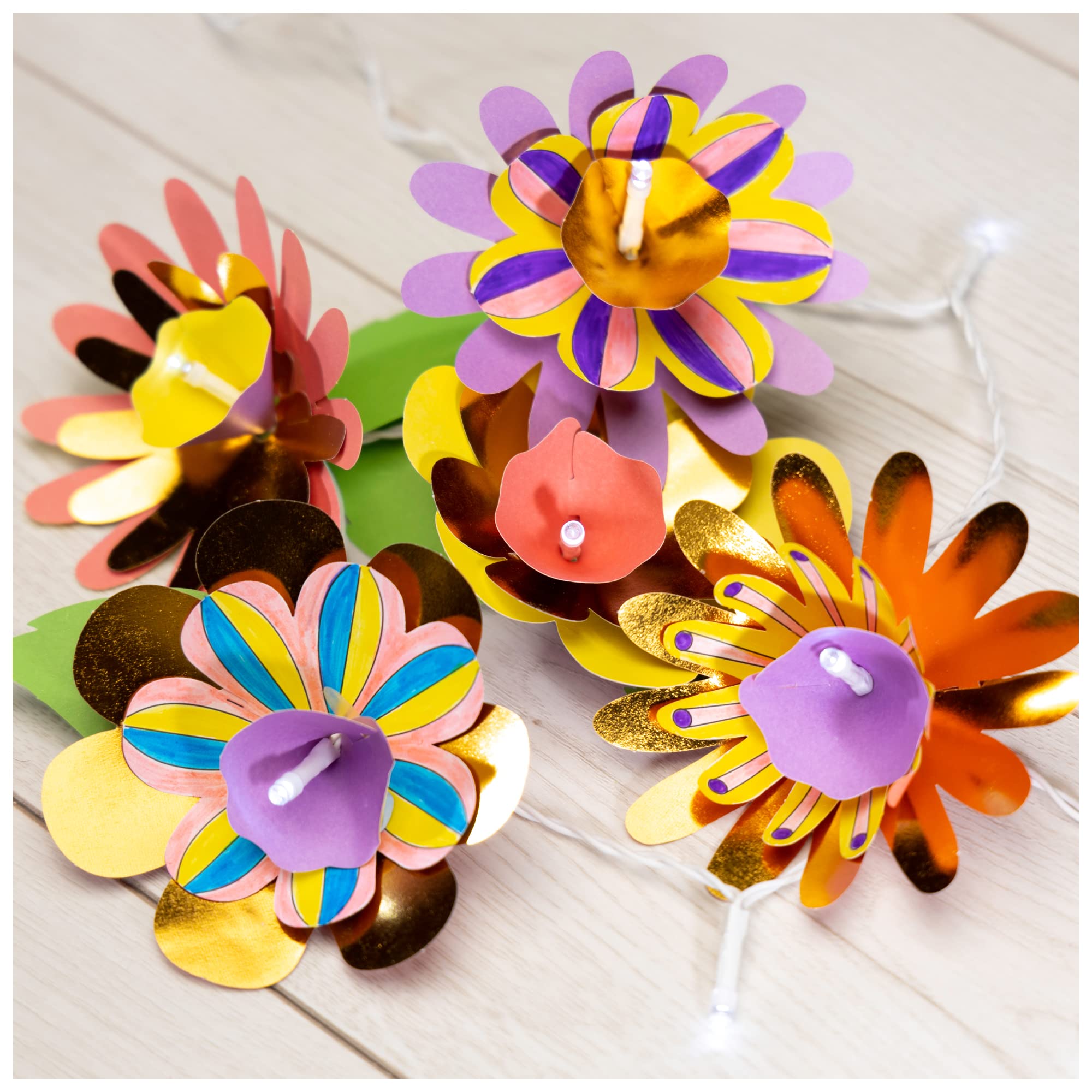 Galt Creative Cases Flower Lights Kids Craft Kit - Multi, 1004924 8