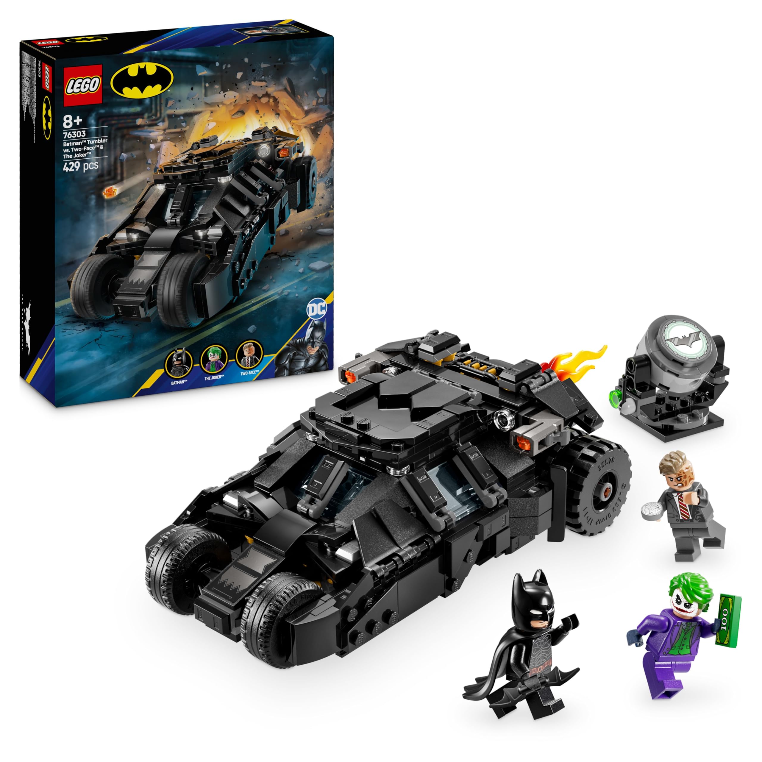 LEGO DC Batman Tumbler vs. Two-Face & The Joker Building Set | Ages 8+ 1