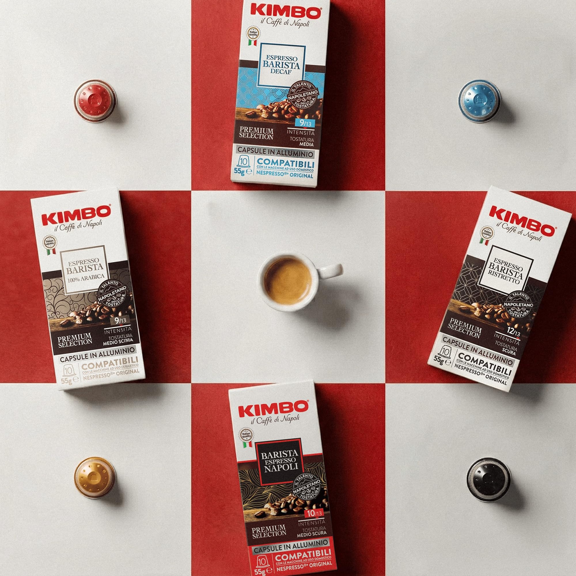 Kimbo Coffee Espresso Barista Decaf Capsules - Nespresso Compatible | Intensity 9/13 | 10 Count 8
