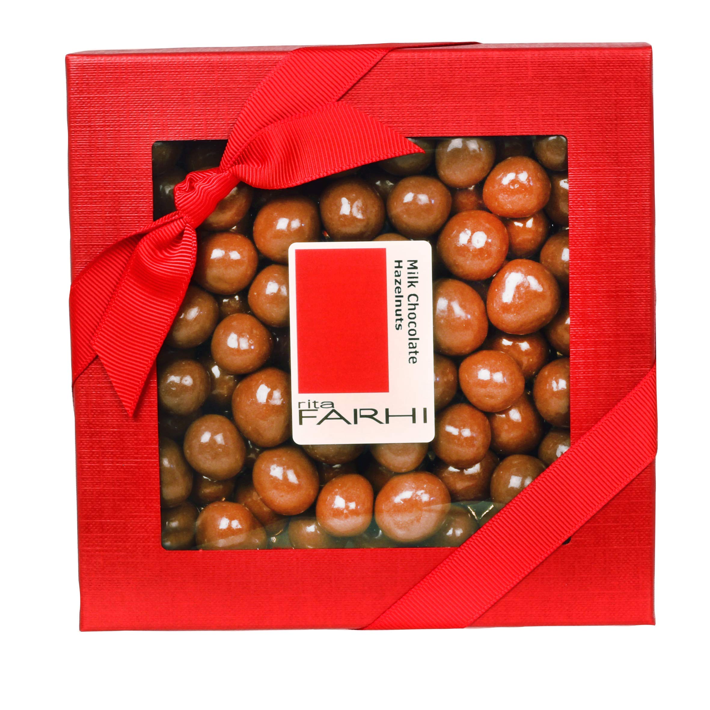 Rita Farhi Milk Chocolate Coated Hazelnuts Luxury Gift Box 200g - Palm Oil Free 1
