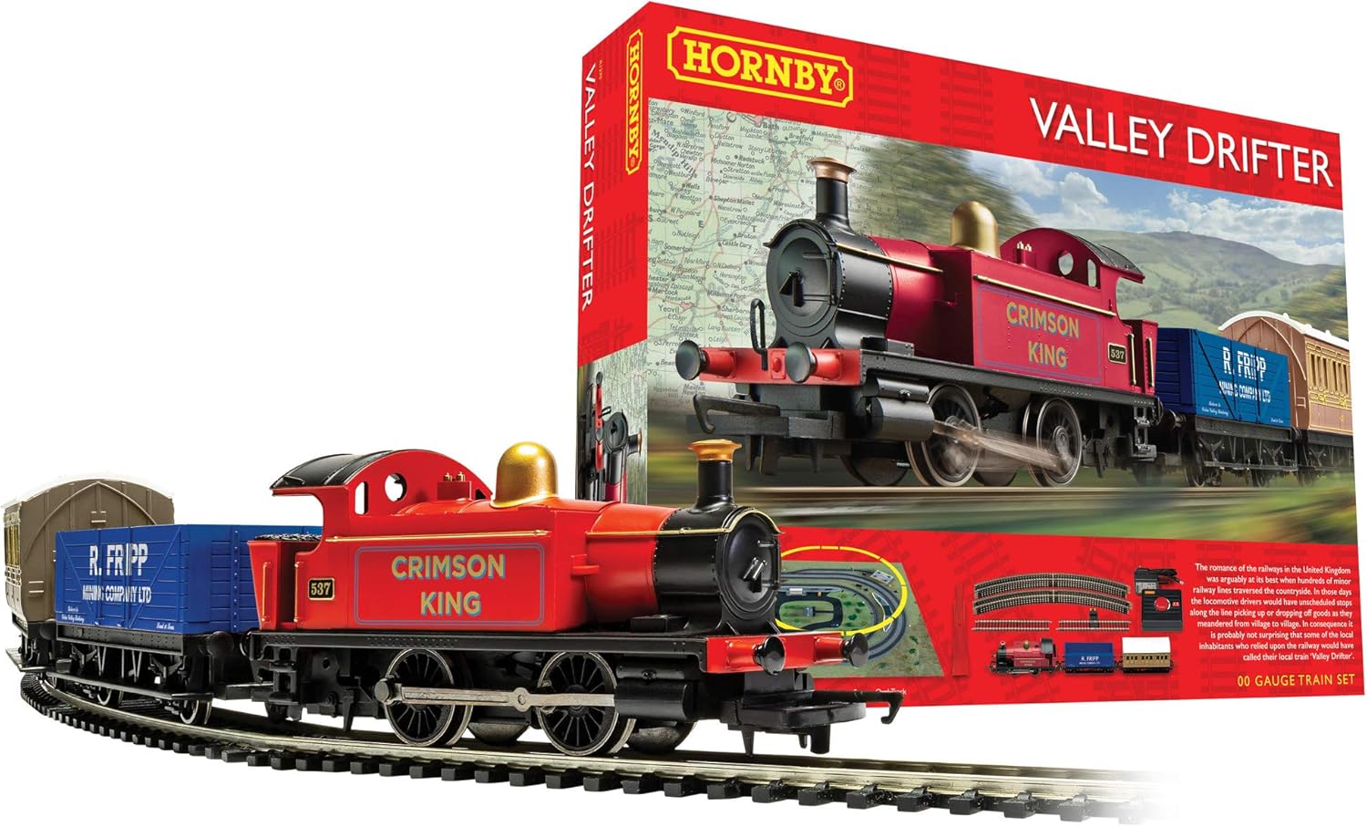 Hornby Valley Drifter 00-Gauge Model Train Set 1