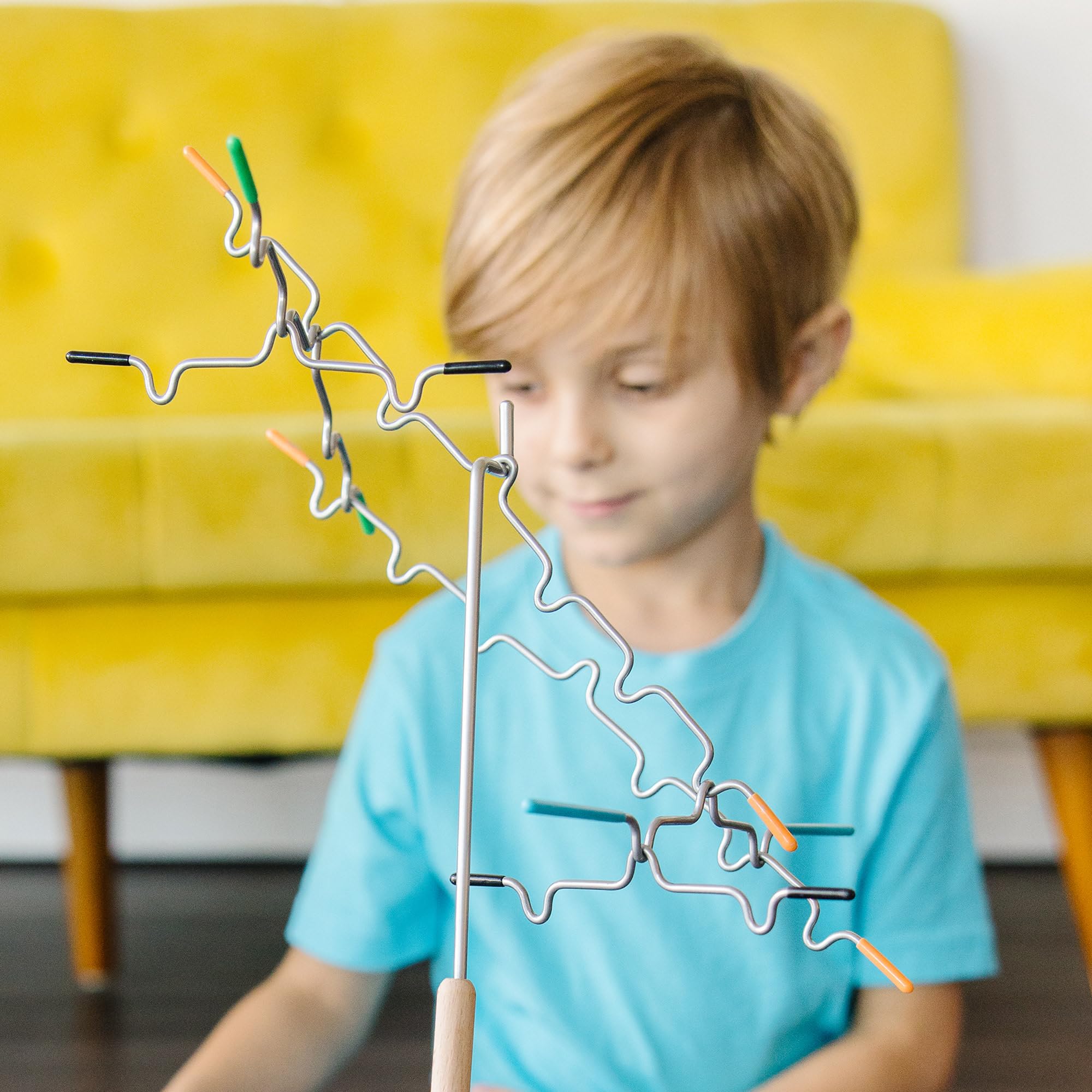 Melissa & Doug Suspend Balancing & Stacking Game | 1-4 Players | Ages 8+ | Multicolor Metal & Wood 2