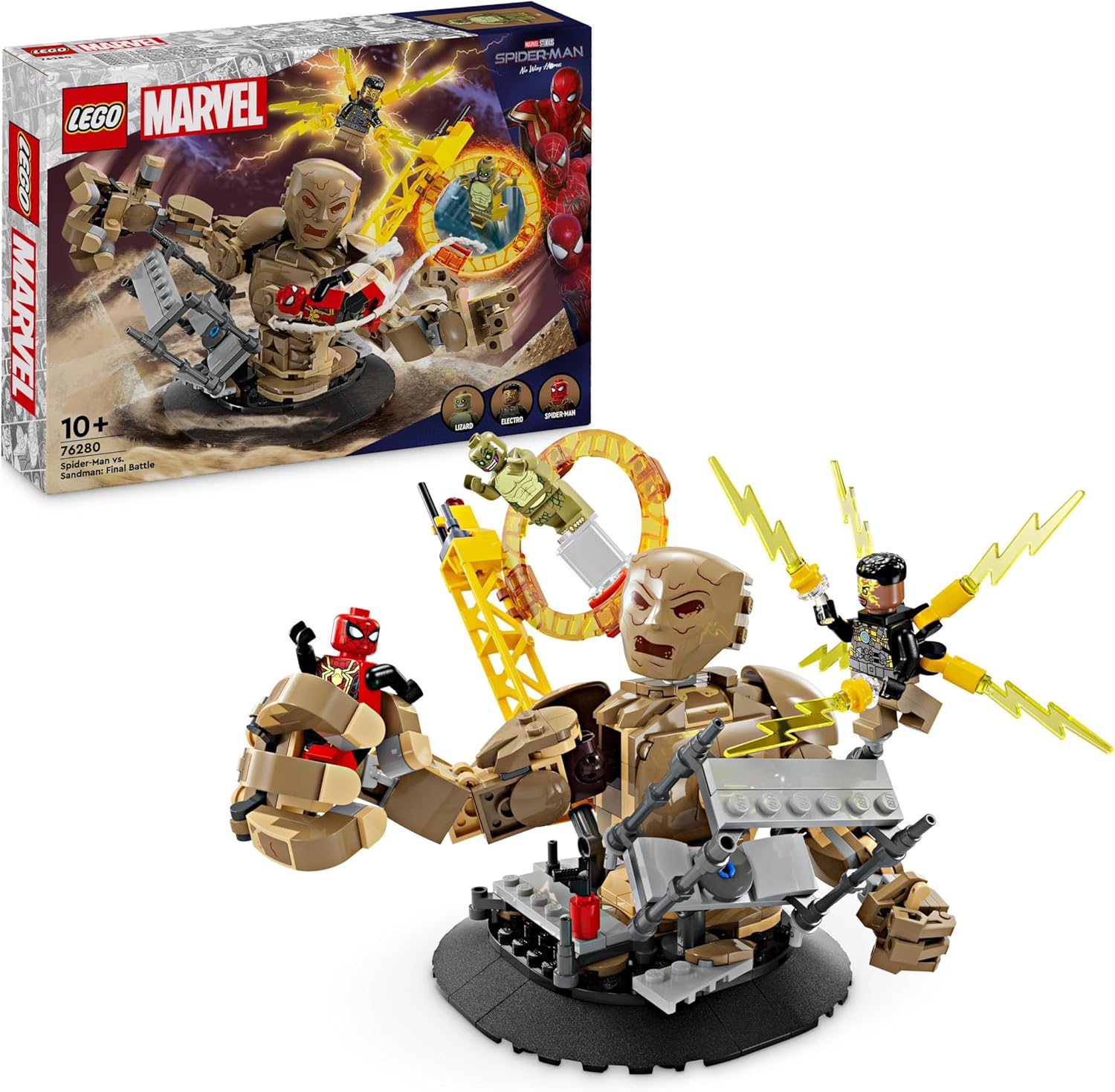 LEGO Marvel Spider-Man vs. Sandman: Final Battle – 347-Piece Building Set for Ages 10+ 1