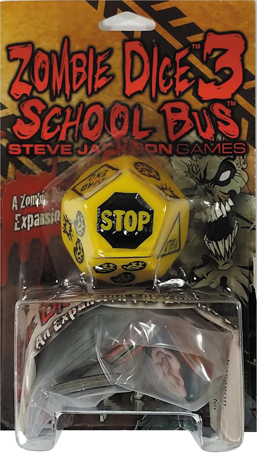 Steve Jackson Games Zombie Dice 3 Schulbus-Brettspiel