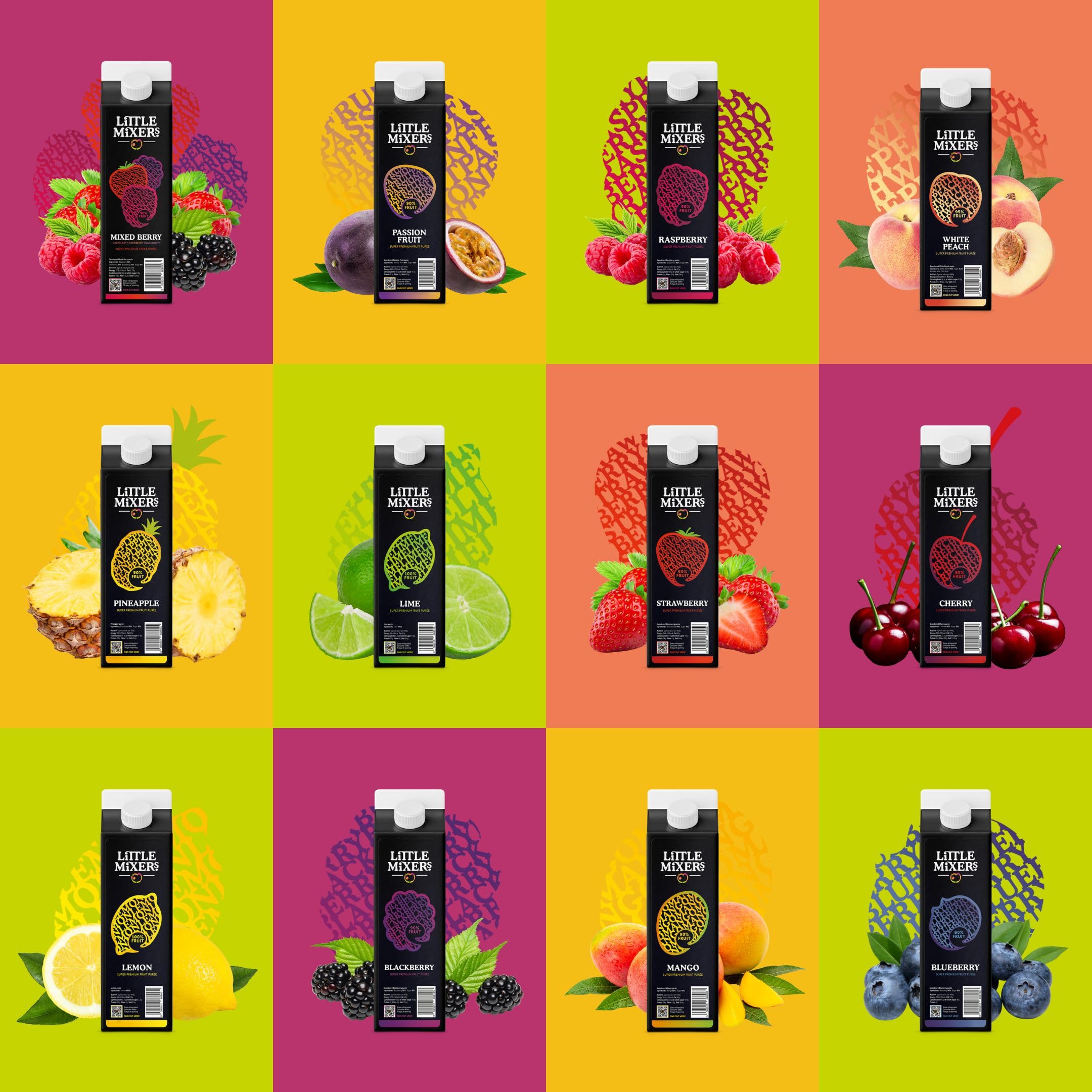 LITTLE MIXERS Quality 100% Pure Lemon Juice for Cocktails & Desserts | 1 Litre Carton 8