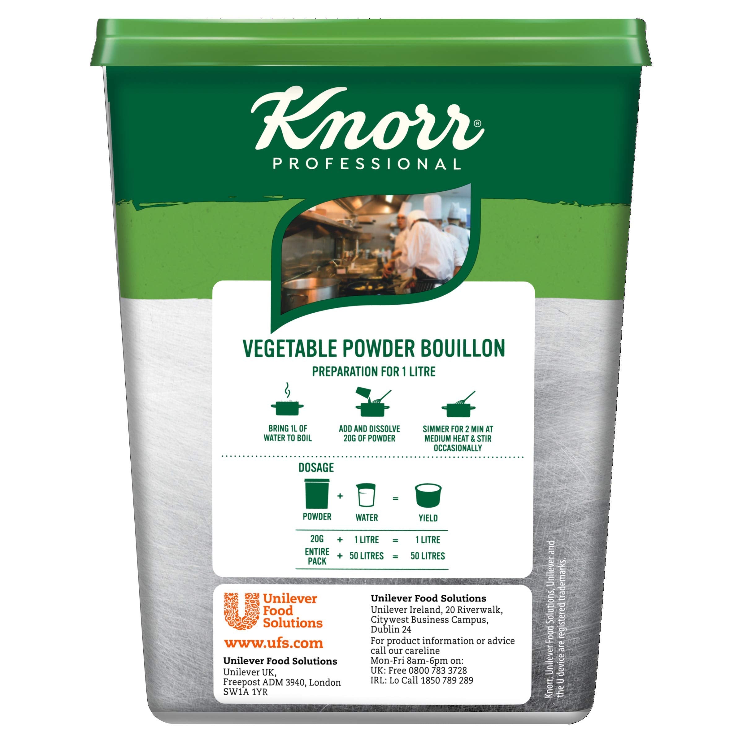 Knorr Professional Vegetable Powder Bouillon, 1 kg 3