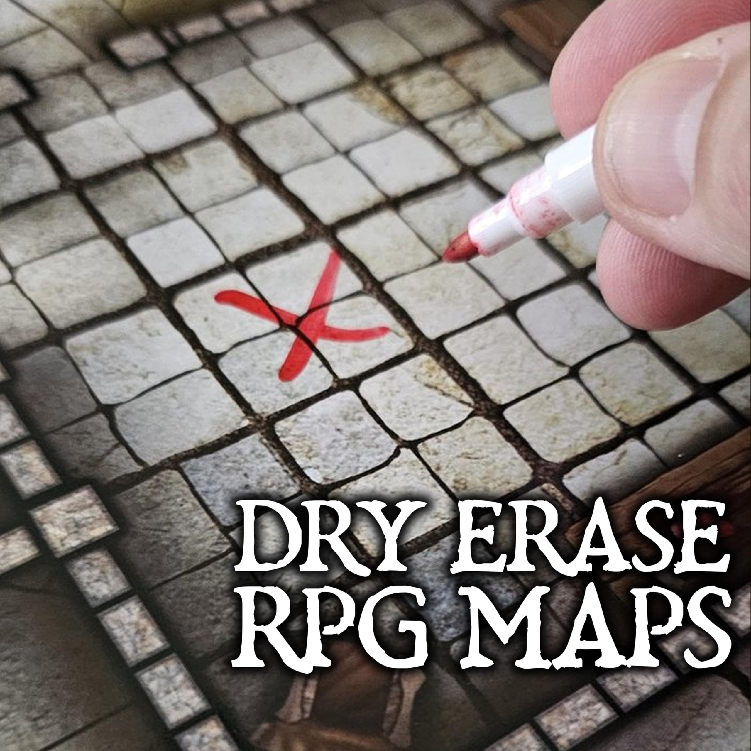 Loke BattleMats Essential RPG Battle Maps Starter Set - Dry Erase Ready, Lay Flat Play Area | 23 x 17 inches 2