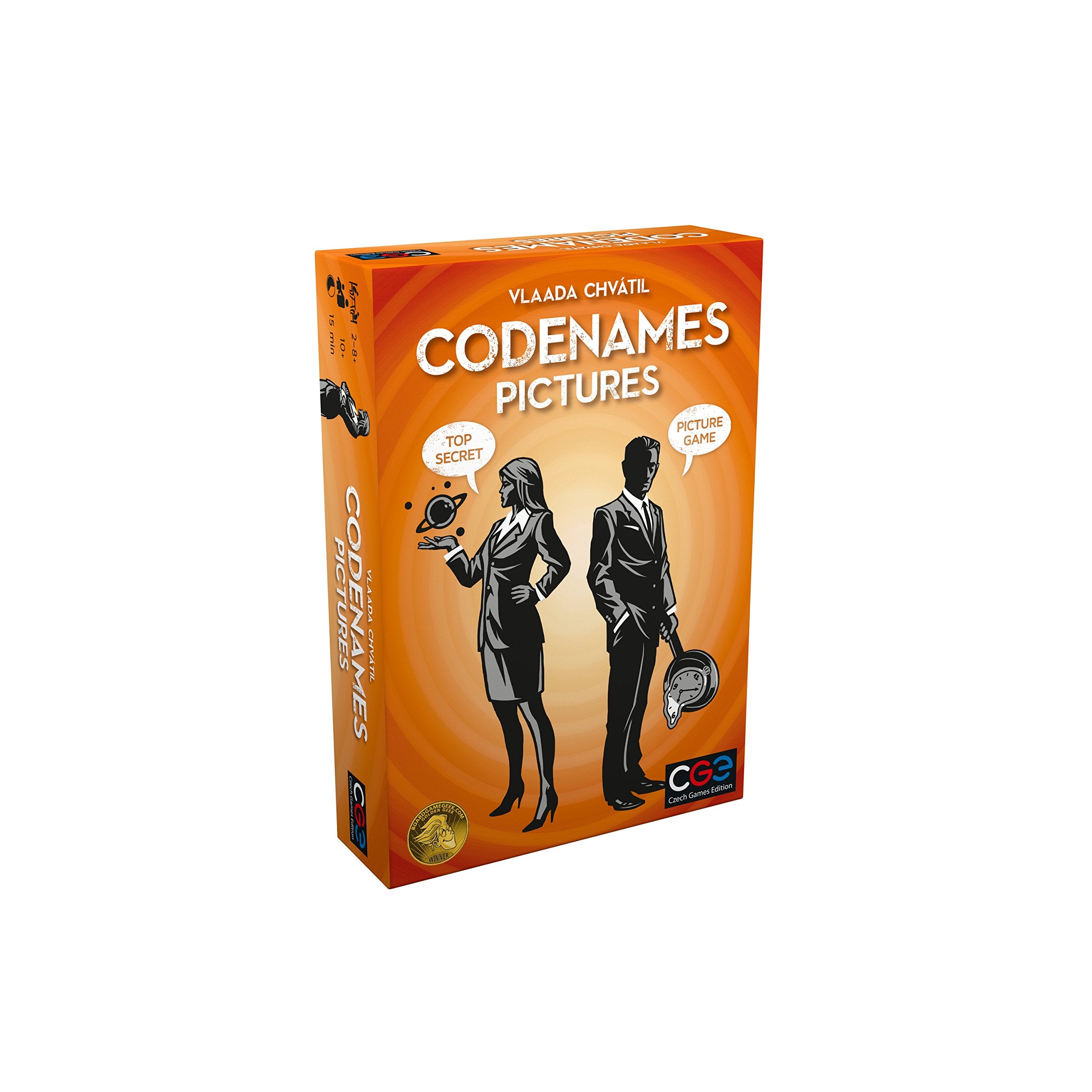 Czech Games Codenames Pictures Edition | Party-Kartenspiel für 2–8 Spieler | 15-minütige Spielzeit | Ab 10 Jahren