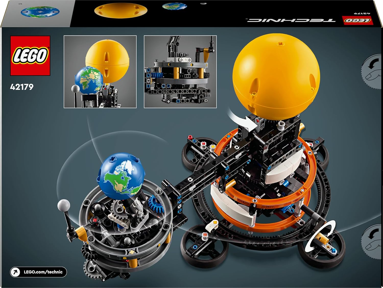 LEGO Technic Planet Earth and Moon in Orbit Building Set - Educational Space Model for Ages 10+ 5