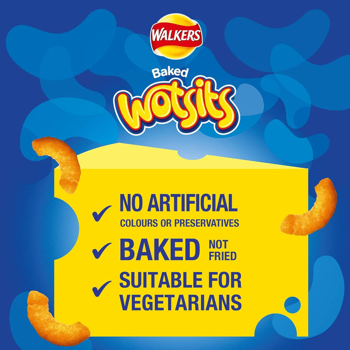 Walkers Wotsits Really Cheesy Corn Puffs Multipack 12x16.5g