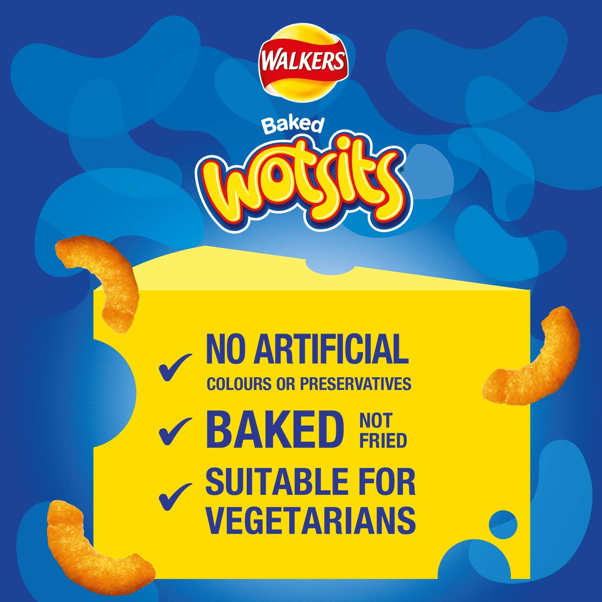 Walkers Wotsits Really Cheesy Snacks, 22.5g (Case of 32) 5