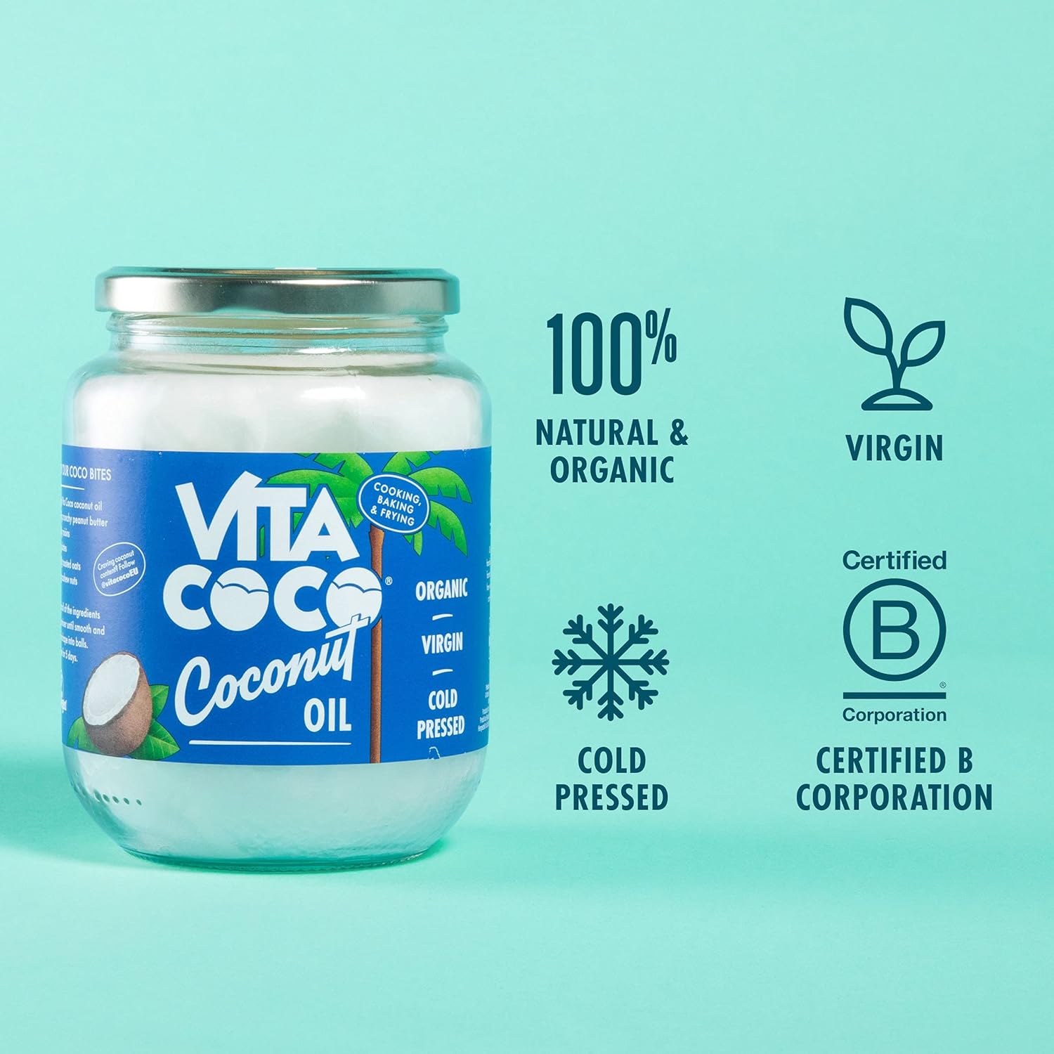 Vita Coco Organic Coconut Oil - Extra Virgin Cold Pressed (750 ml) 5