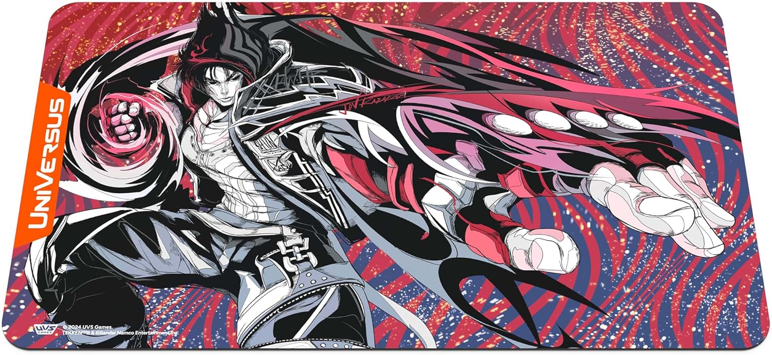 UniVersus Tekken 8 Jin Playmat - 24 x 14 Inch Neoprene Gaming Mat 7