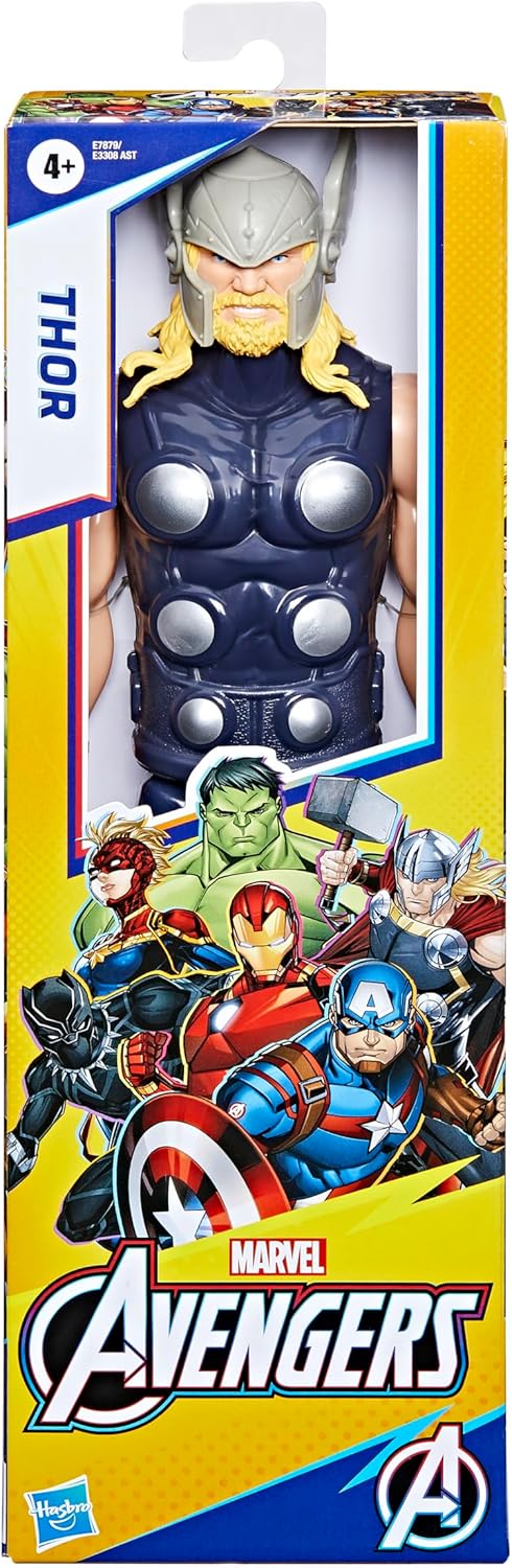 Marvel Avengers Titan Hero Series Thor 12" Action Figure - Poseable Super Hero Toy for Kids 4+ 1