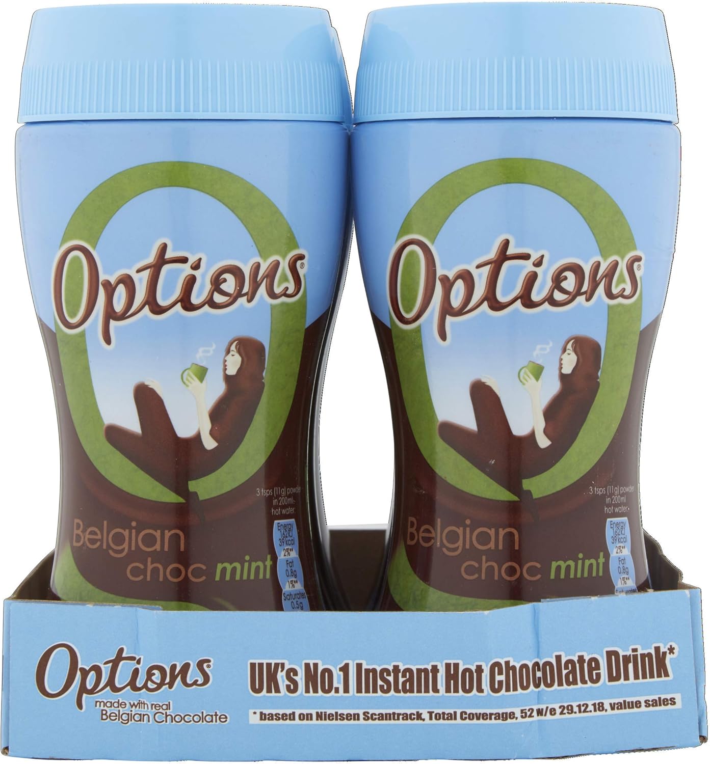 Twinings - Options Mint Hot Chocolate Drink (6 x 220g Jars) 6