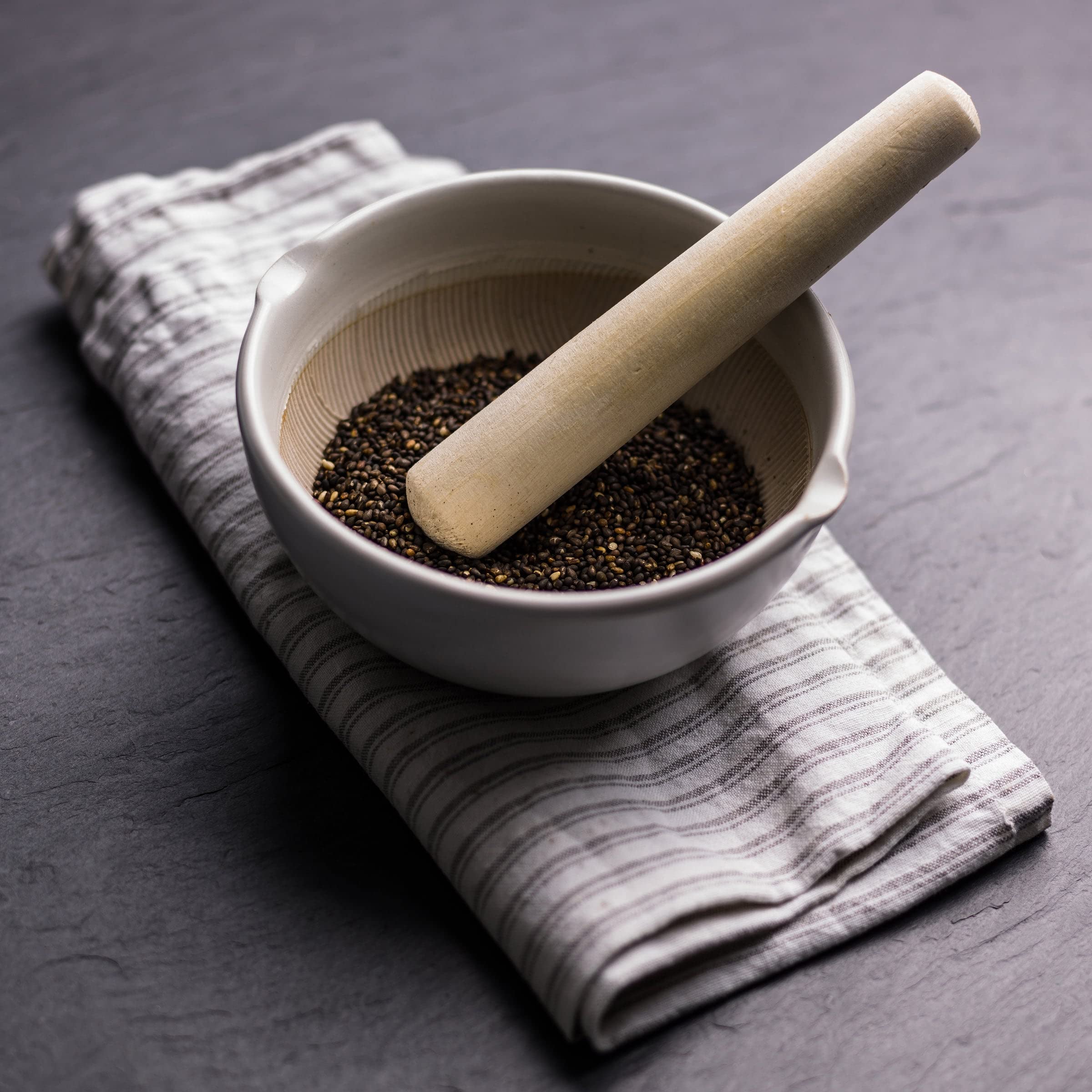 Emma Basic Roasted Black Sesame Seeds - High Fibre Source of Protein | 1 kg 3