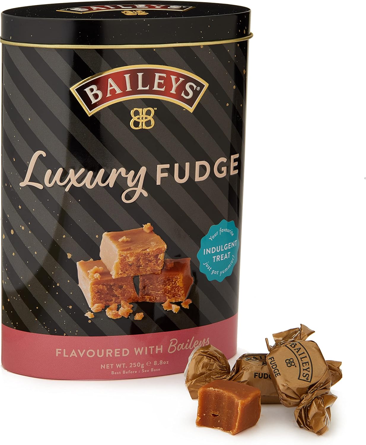 Gardiners of Scotland Baileys Luxury Fudge Oval Tin 250g 1