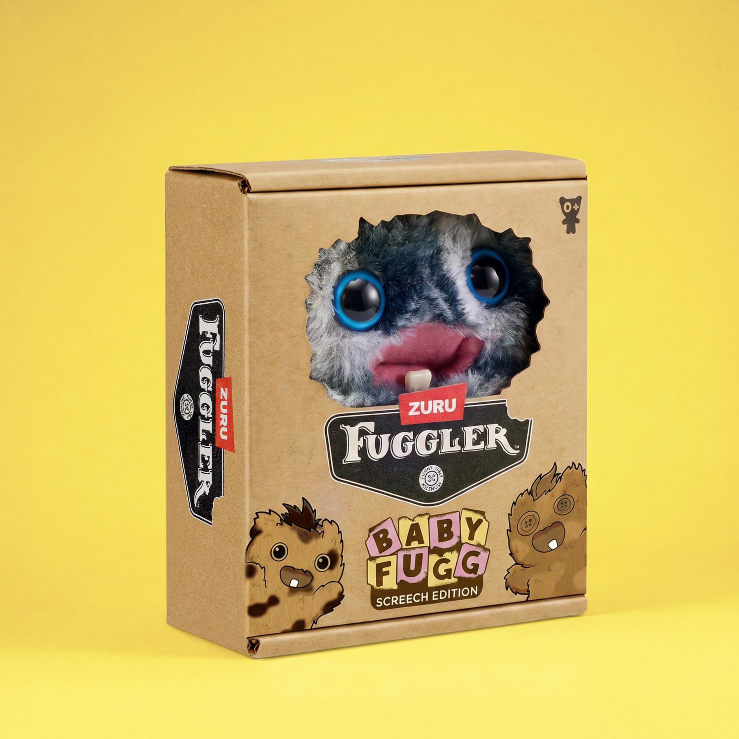 Fuggler Baby Fugg Screech Edition 3.5 Inch Plush Collectible Toy - 8 Pack | Multicolor | Polyester