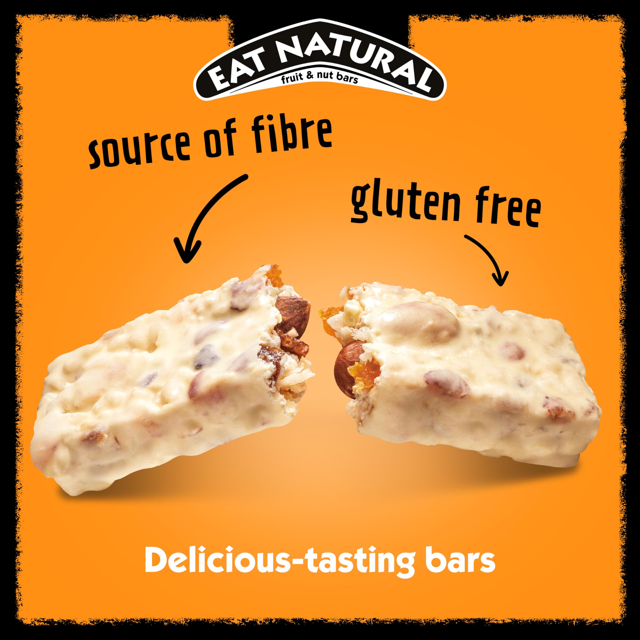 Eat Natural Almond & Apricot with Yoghurt Coating Fruit & Nut Bars, 3 x 4 5
